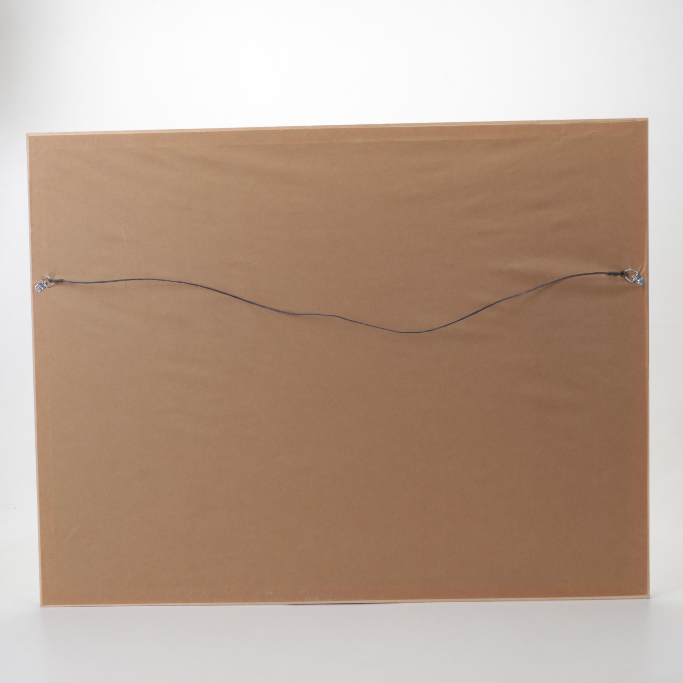 Ella Fort Color Lithograph "Flower Field (Champ Fleuri)," 21st Century