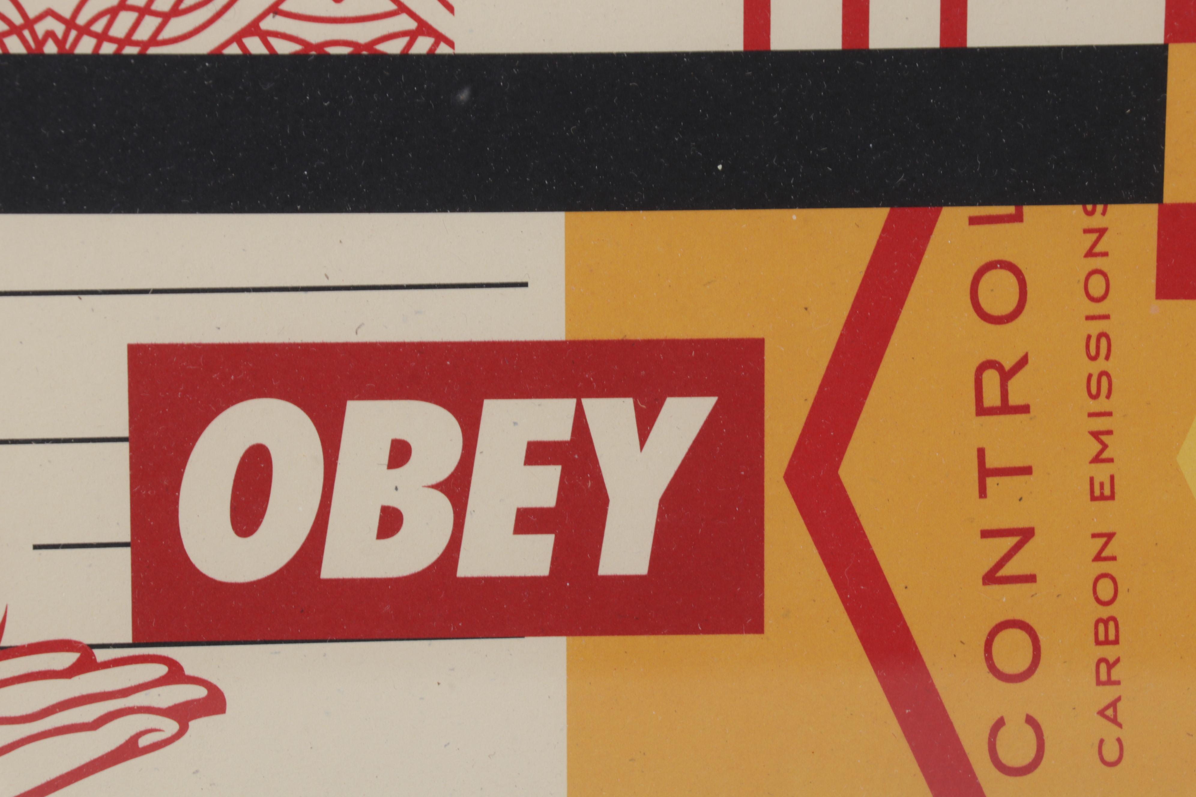 Shepard Fairey Offset Print "OBEY 3-Face Collage," 2018