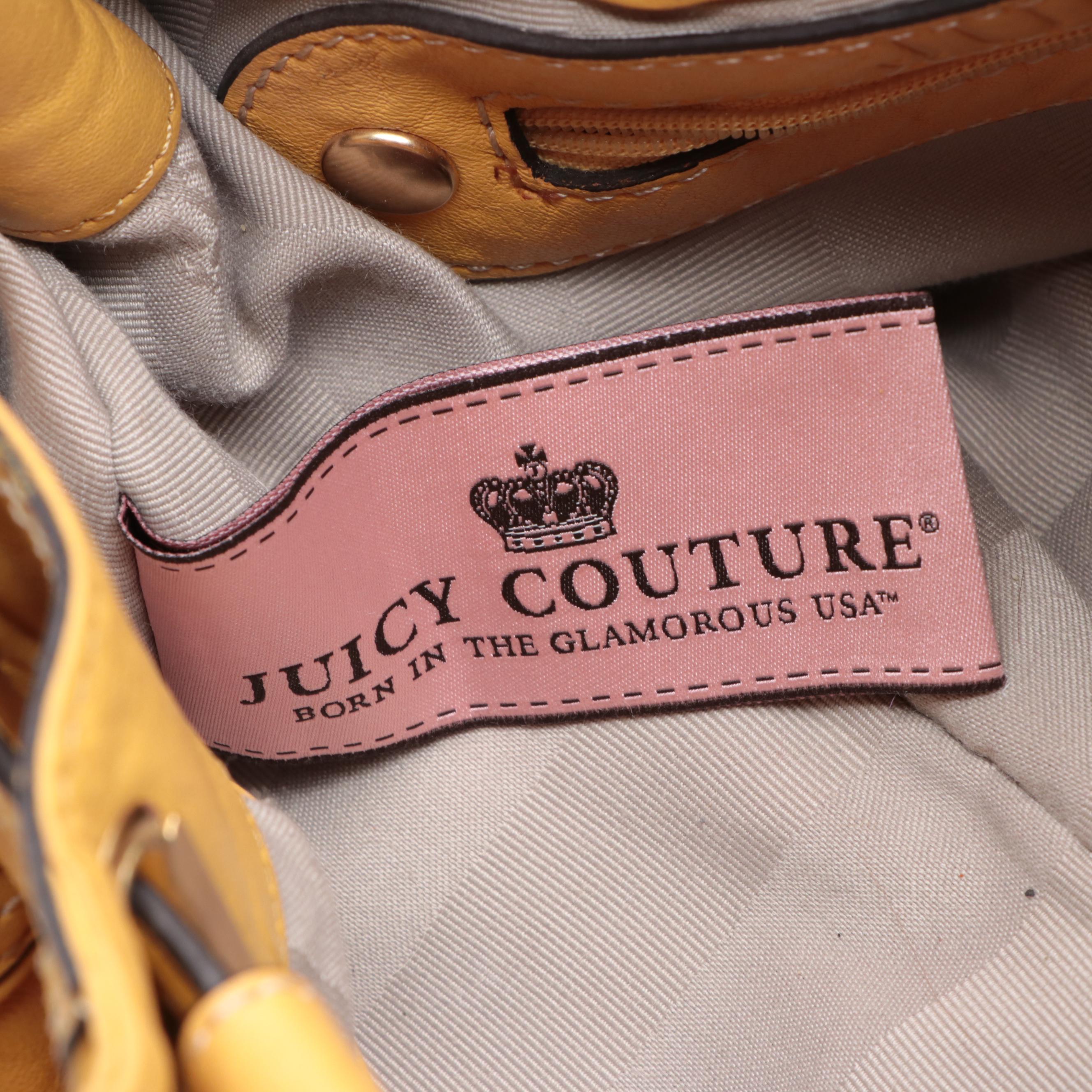 Juicy Couture Leather Hobo and Handbag, Canvas Tote, and Laptop Case