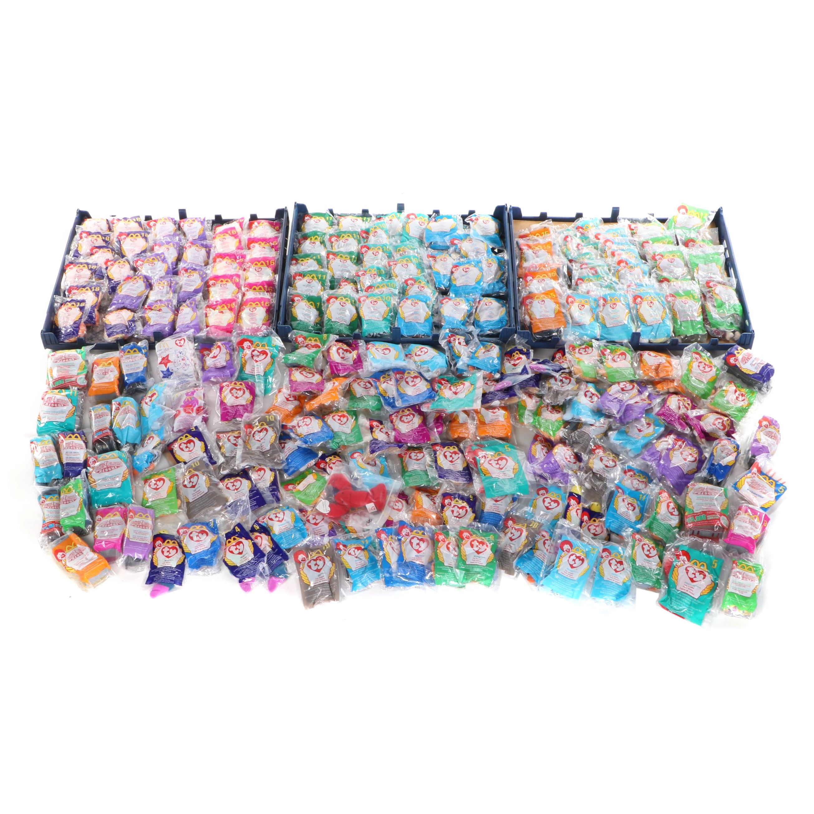 McDonald's Ty Teenie Beanie Babies and More Toys with Peanuts, Power Rangers