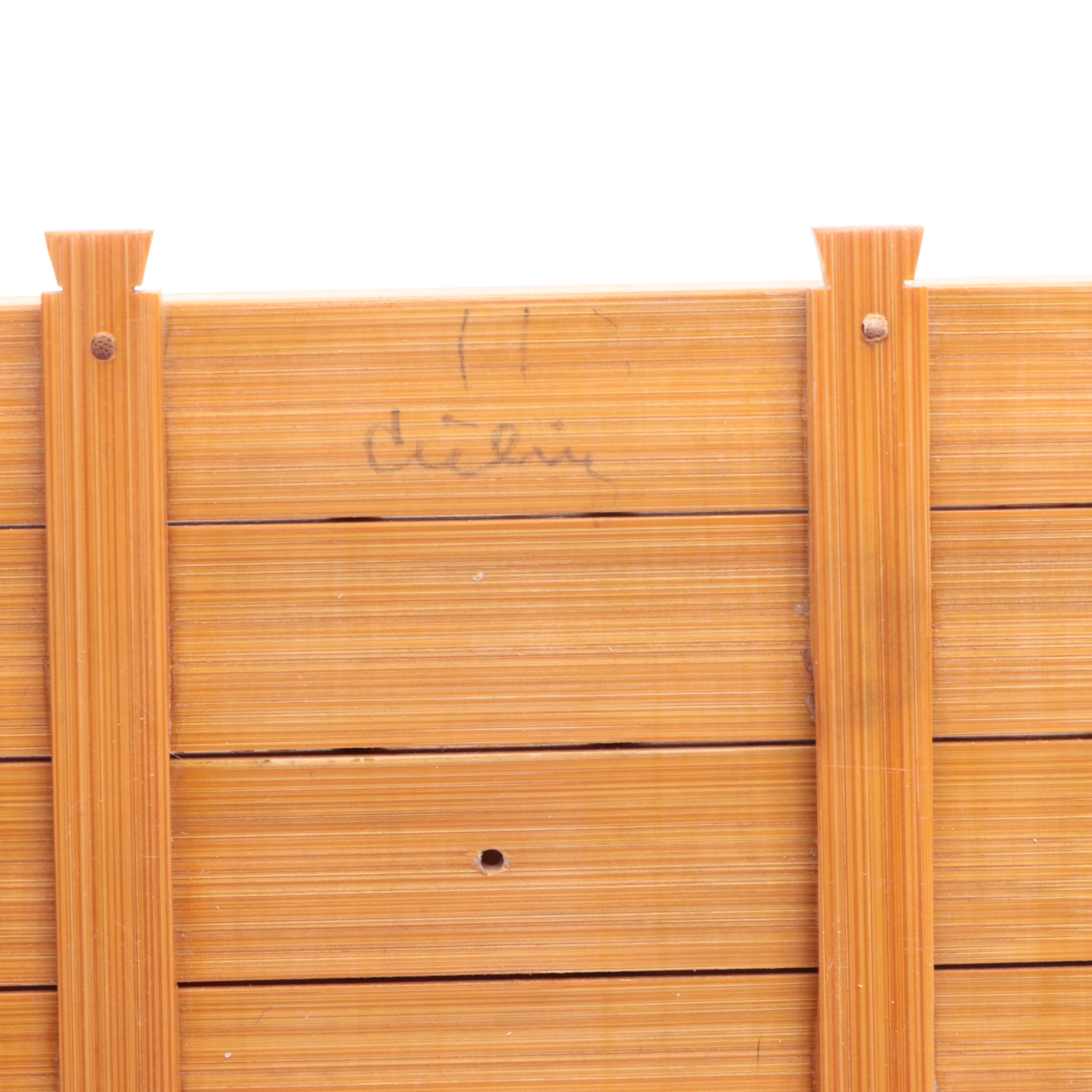 Miniature Japanese Tea House and Garden with Furnishings