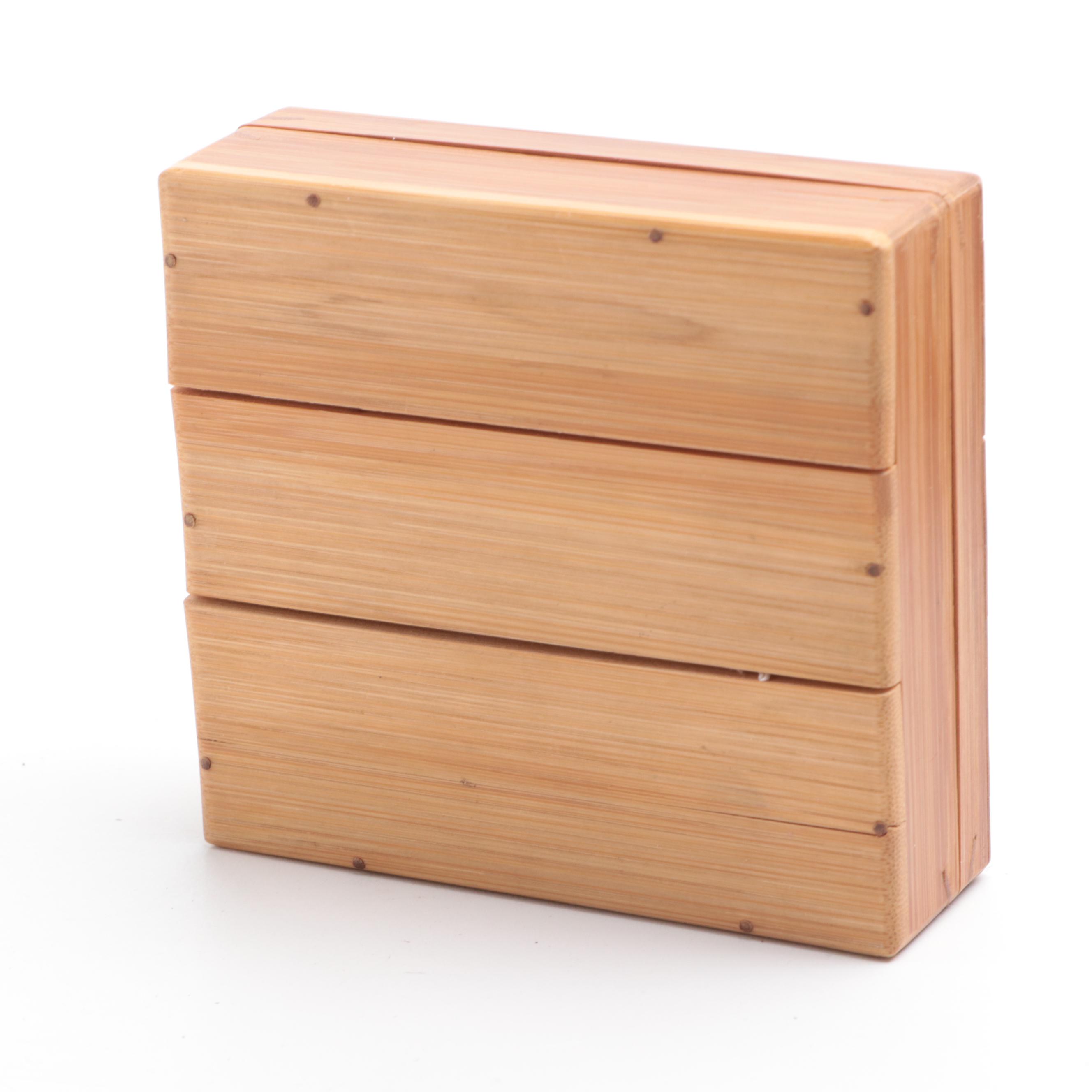 Miniature Japanese Tea House and Garden with Furnishings