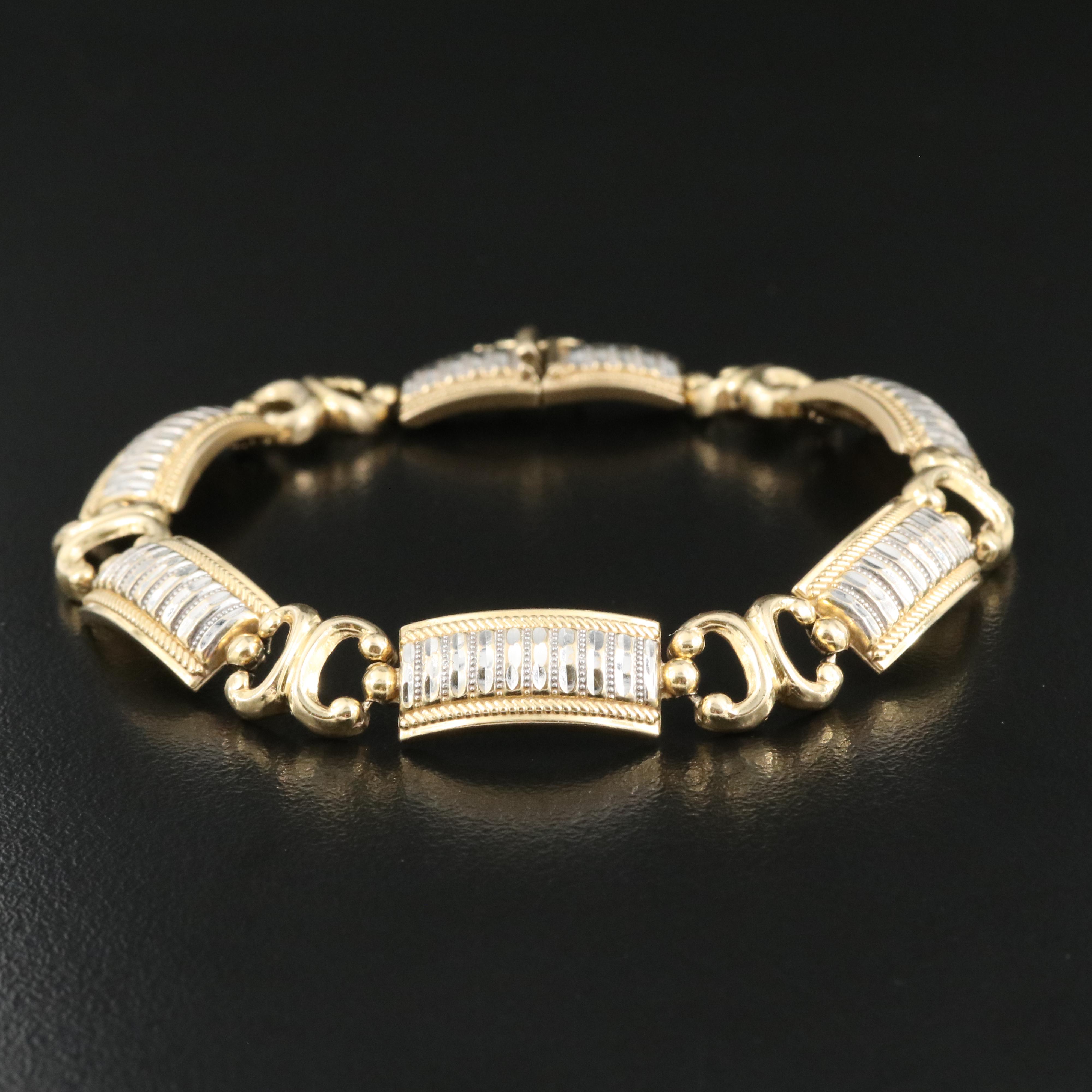 14K Two-Tone Bracelet