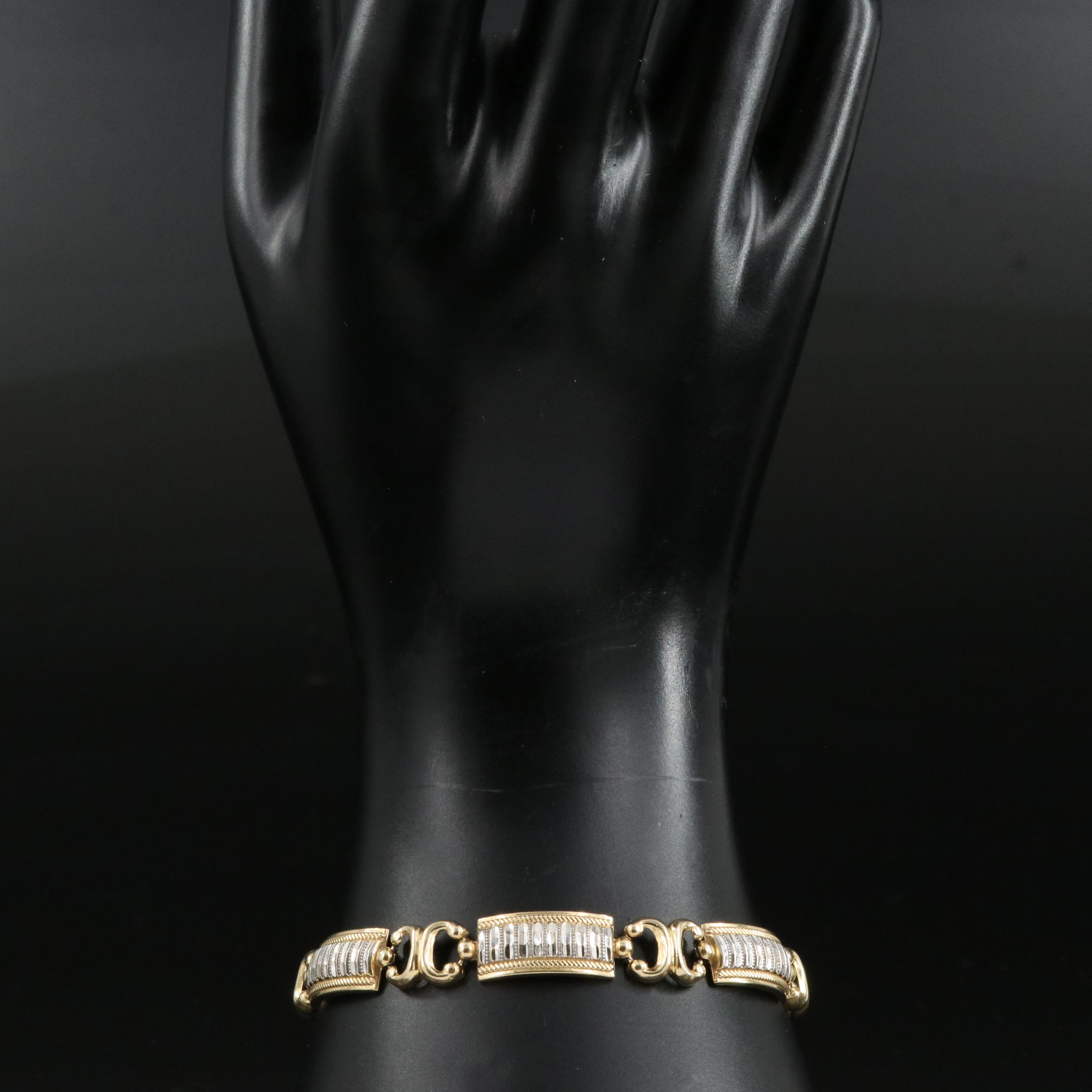 14K Two-Tone Bracelet
