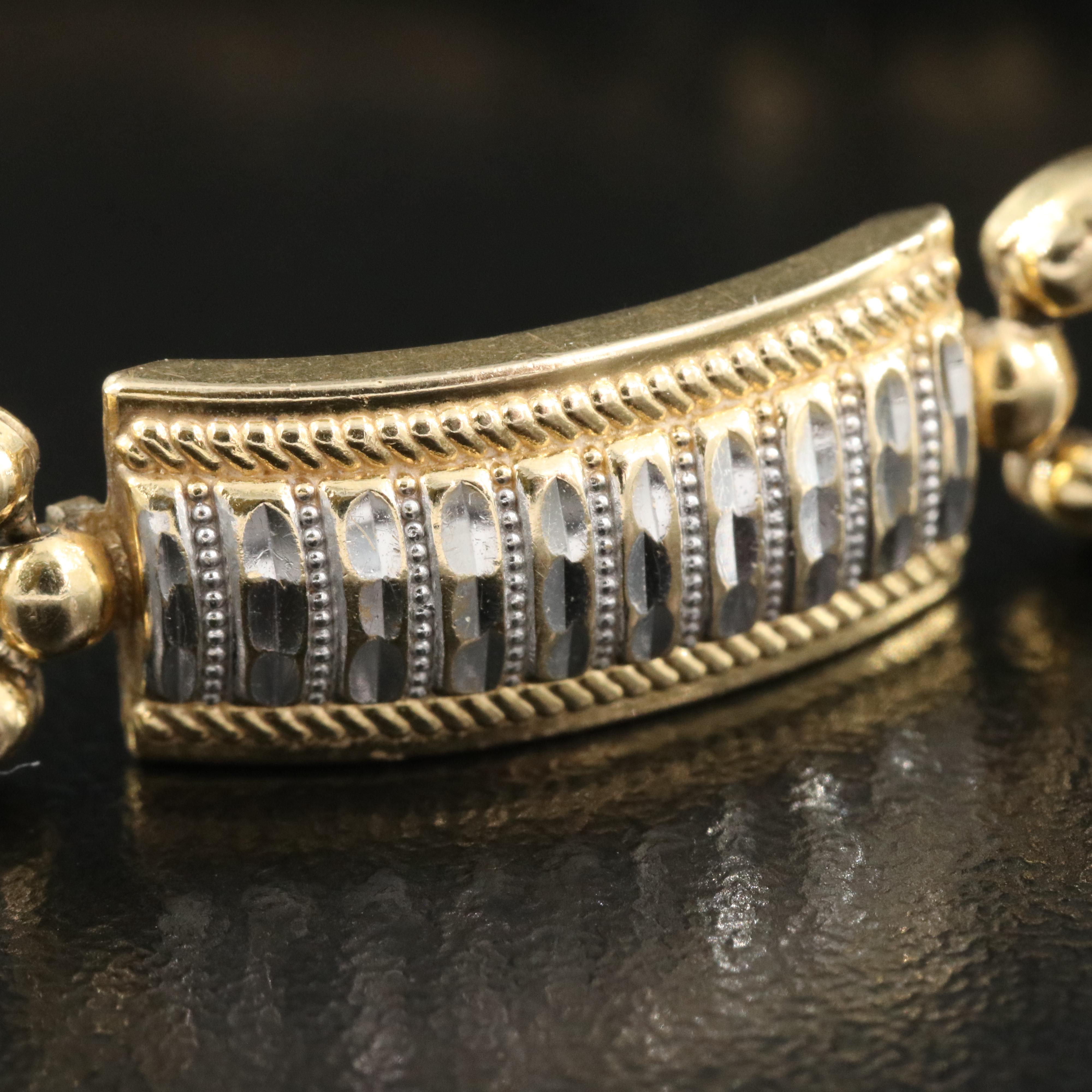 14K Two-Tone Bracelet