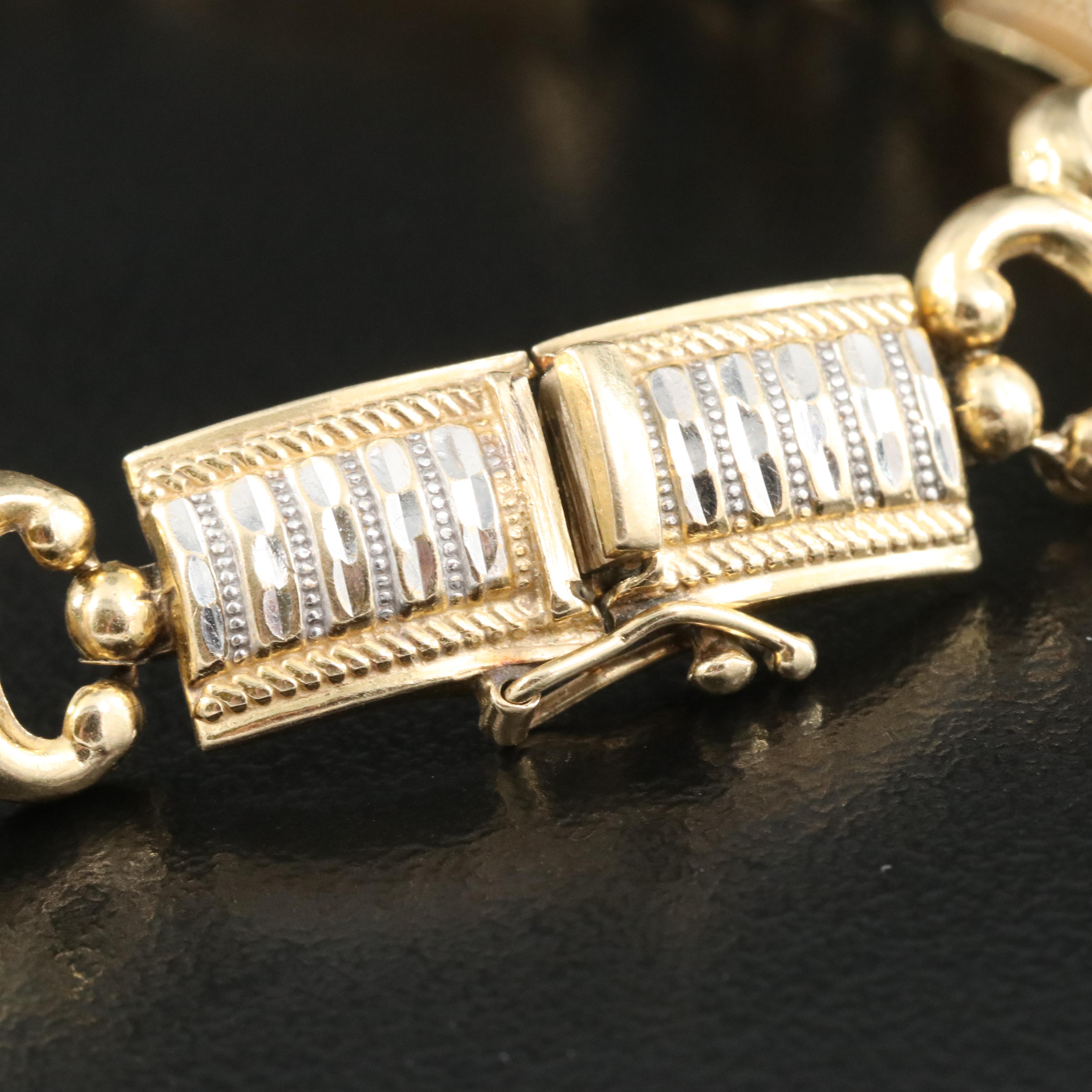 14K Two-Tone Bracelet