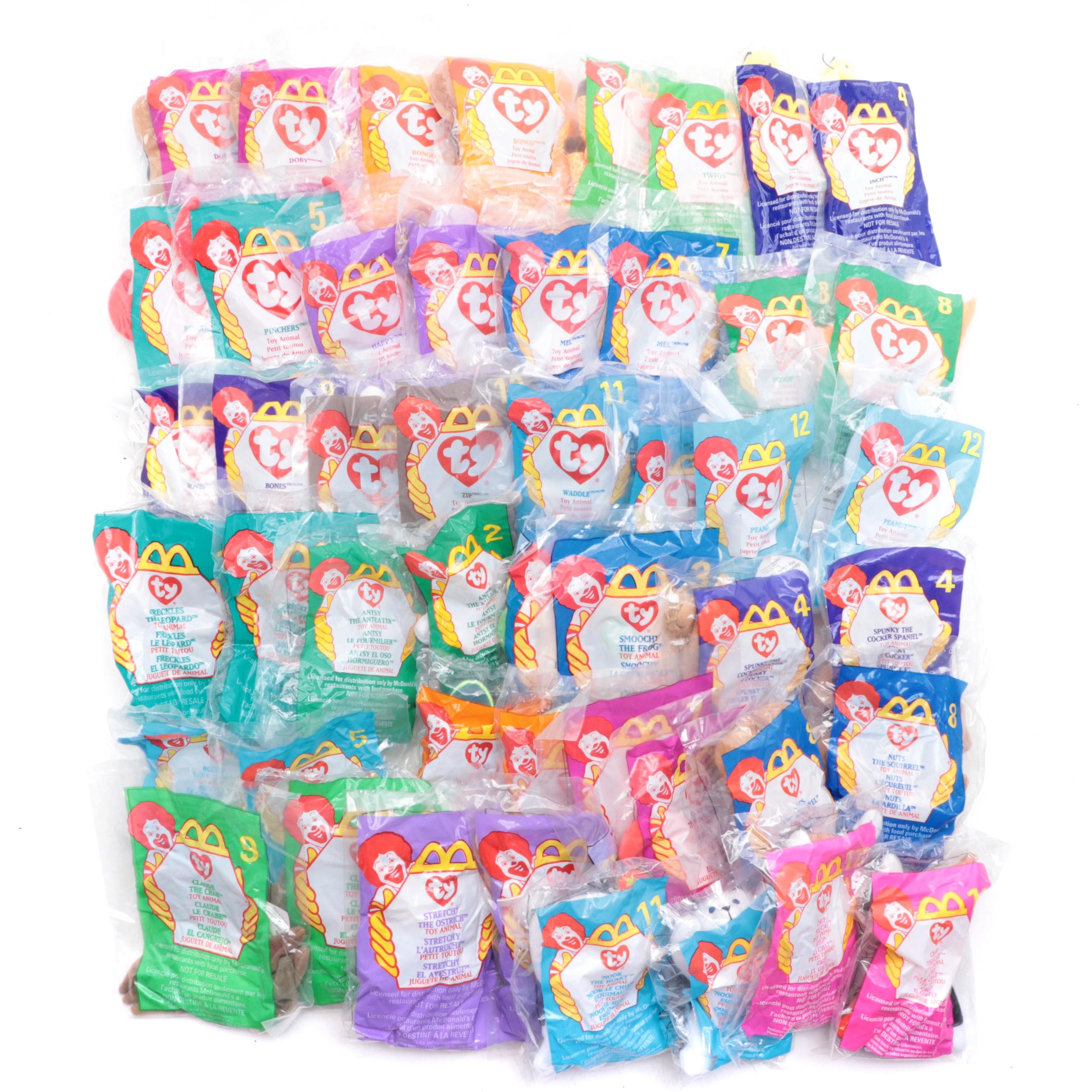 McDonald's Ty Beanie Babies Happy Meal Toys