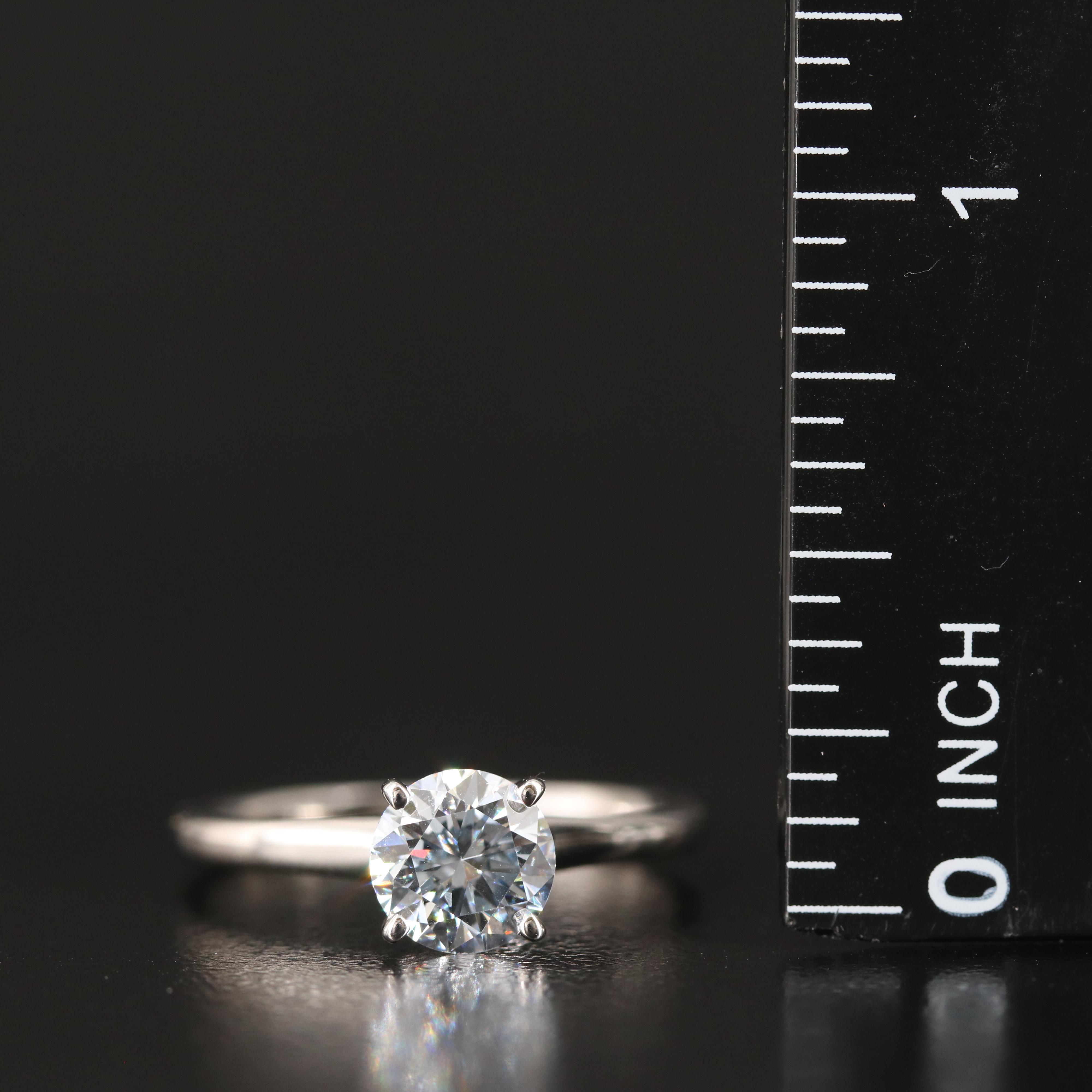 14K 1.03 CT Lab Grown Diamond Solitaire Ring