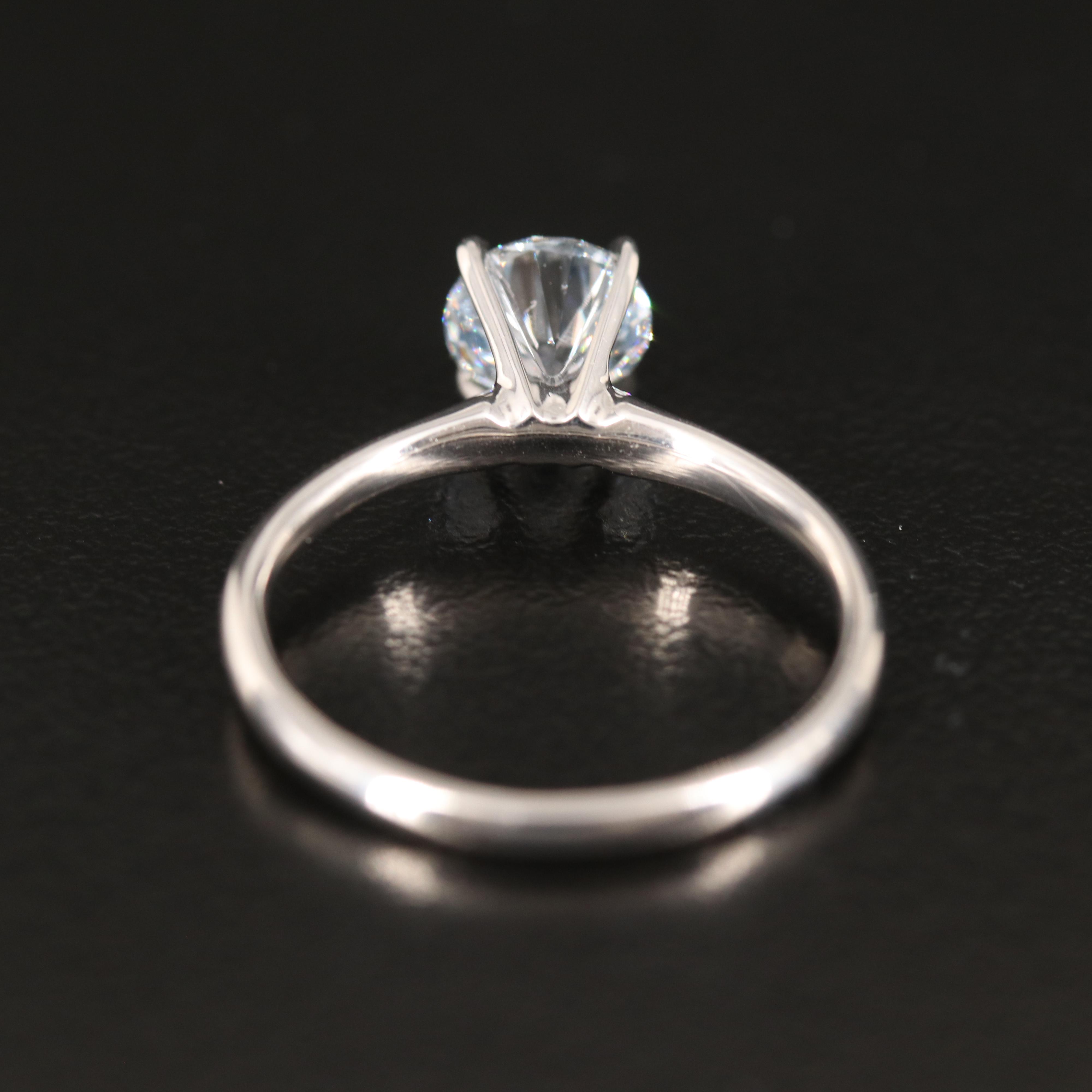 14K 1.03 CT Lab Grown Diamond Solitaire Ring