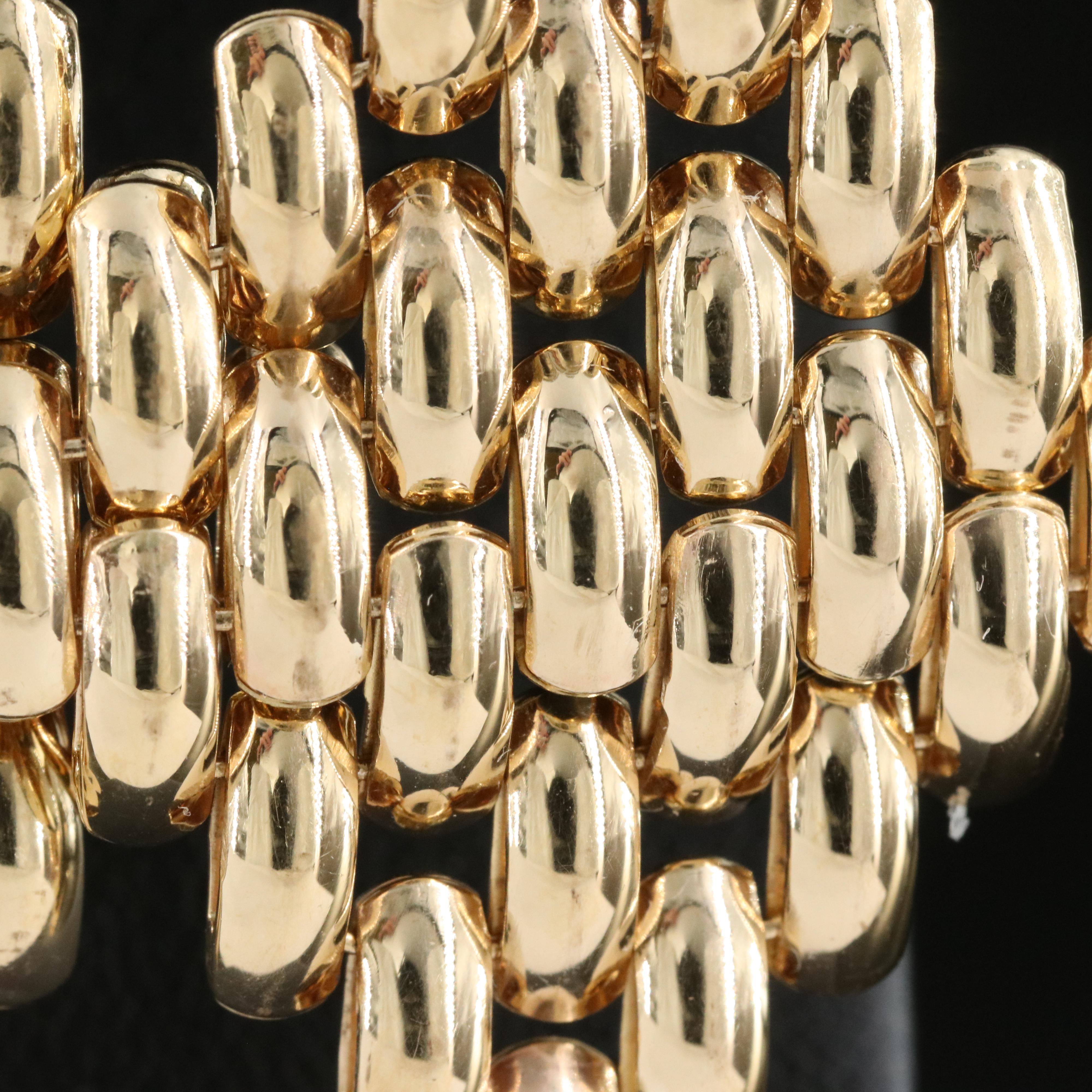 14K Panther Link Earrings