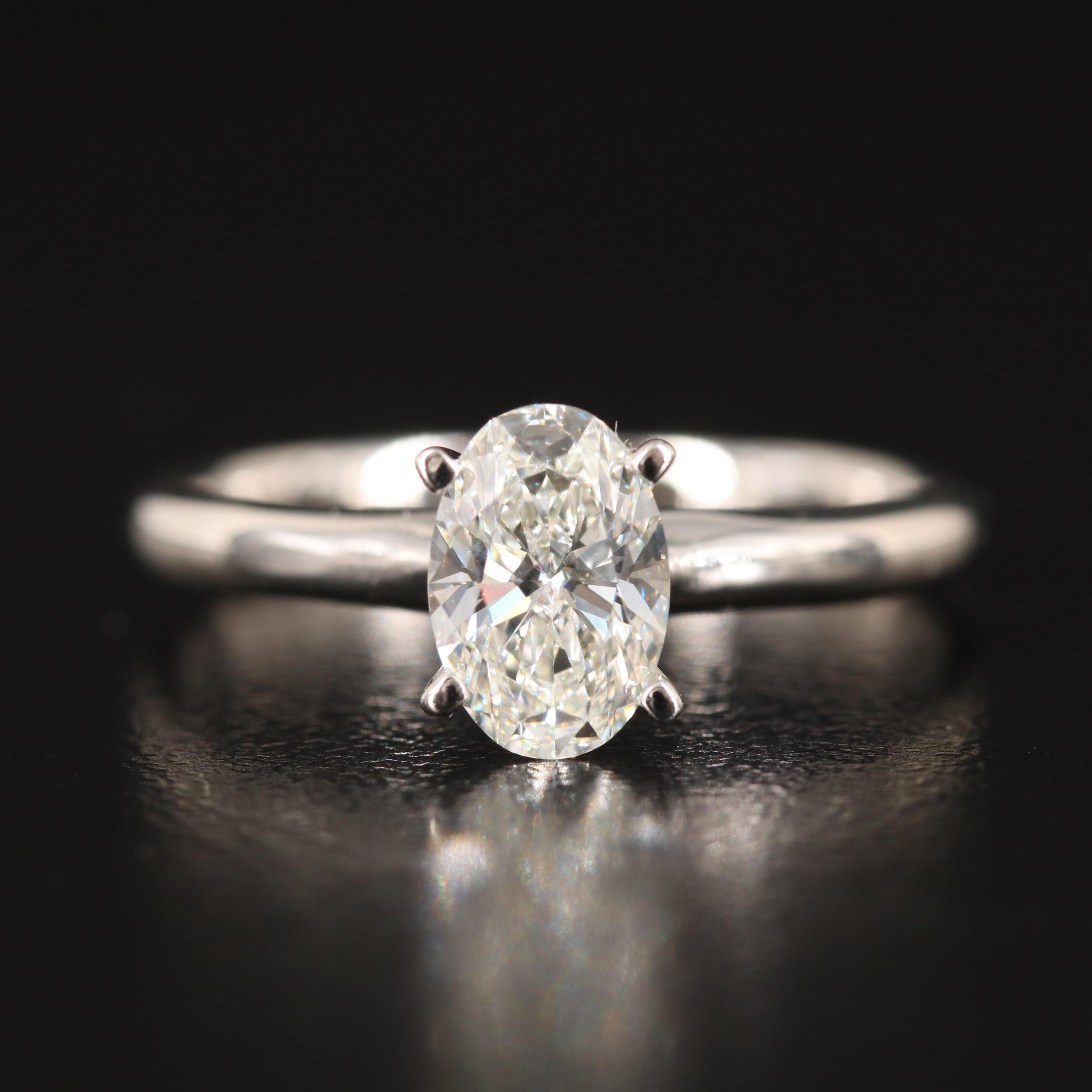 14K 1.01 CT Lab Grown Diamond Solitaire Ring