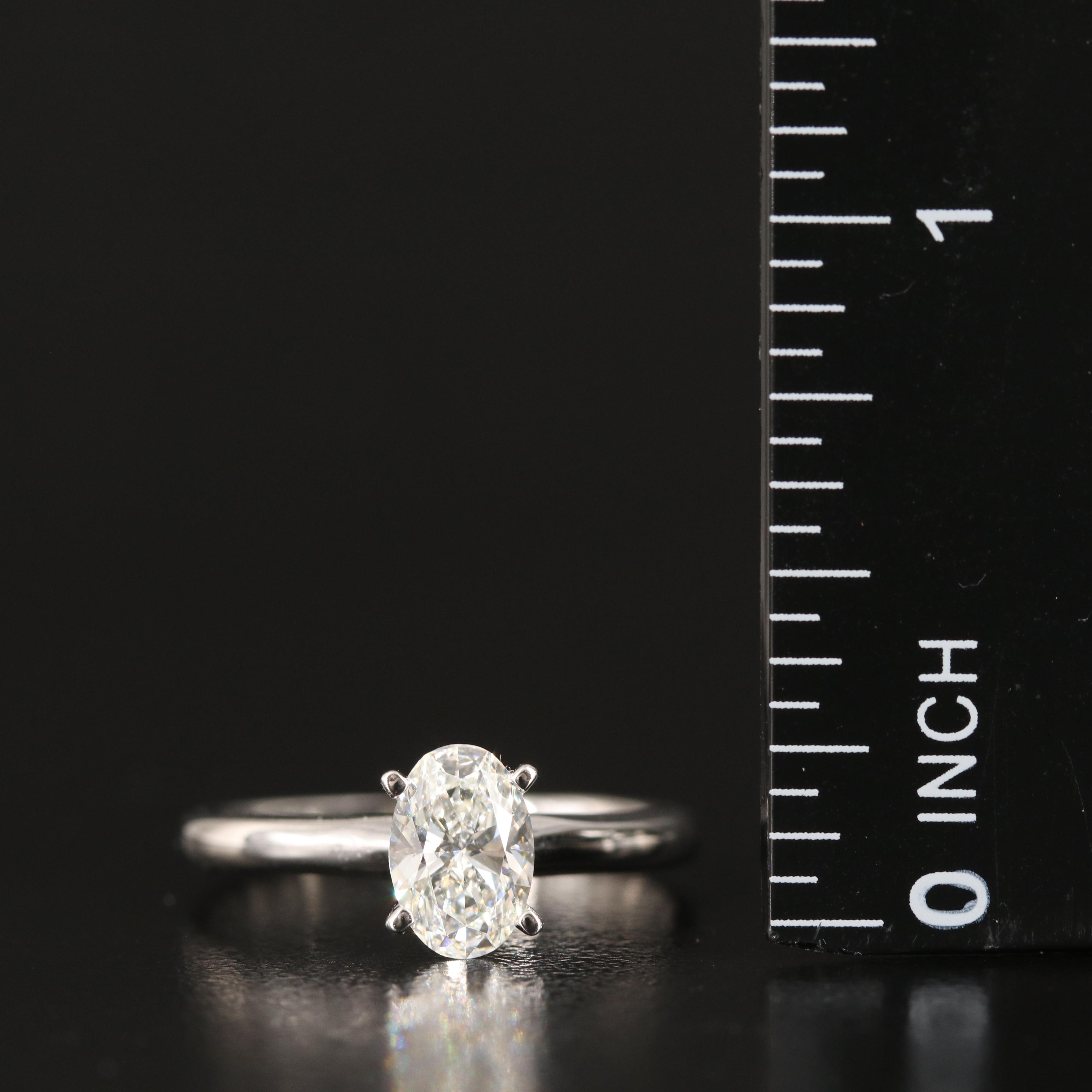 14K 1.01 CT Lab Grown Diamond Solitaire Ring
