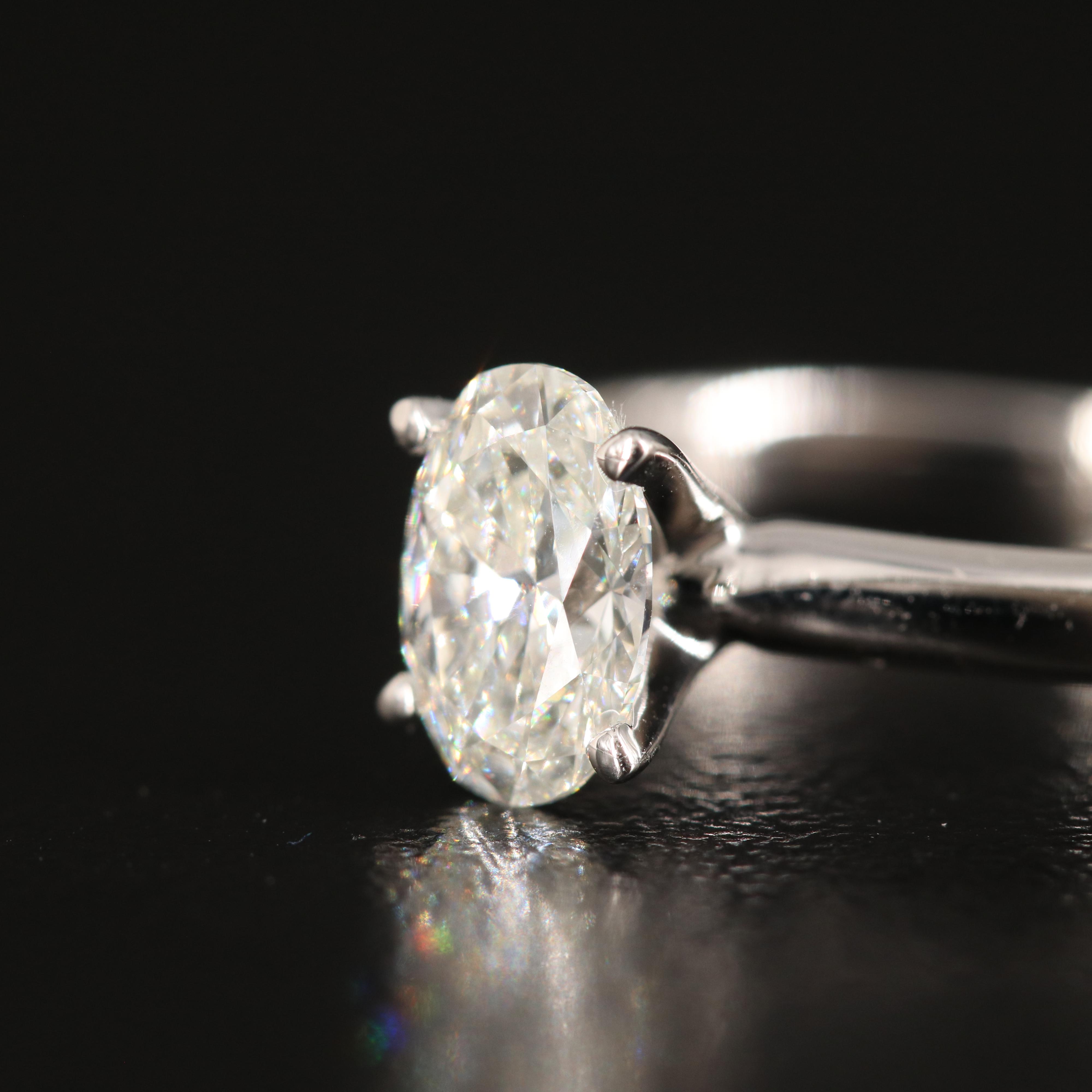 14K 1.01 CT Lab Grown Diamond Solitaire Ring