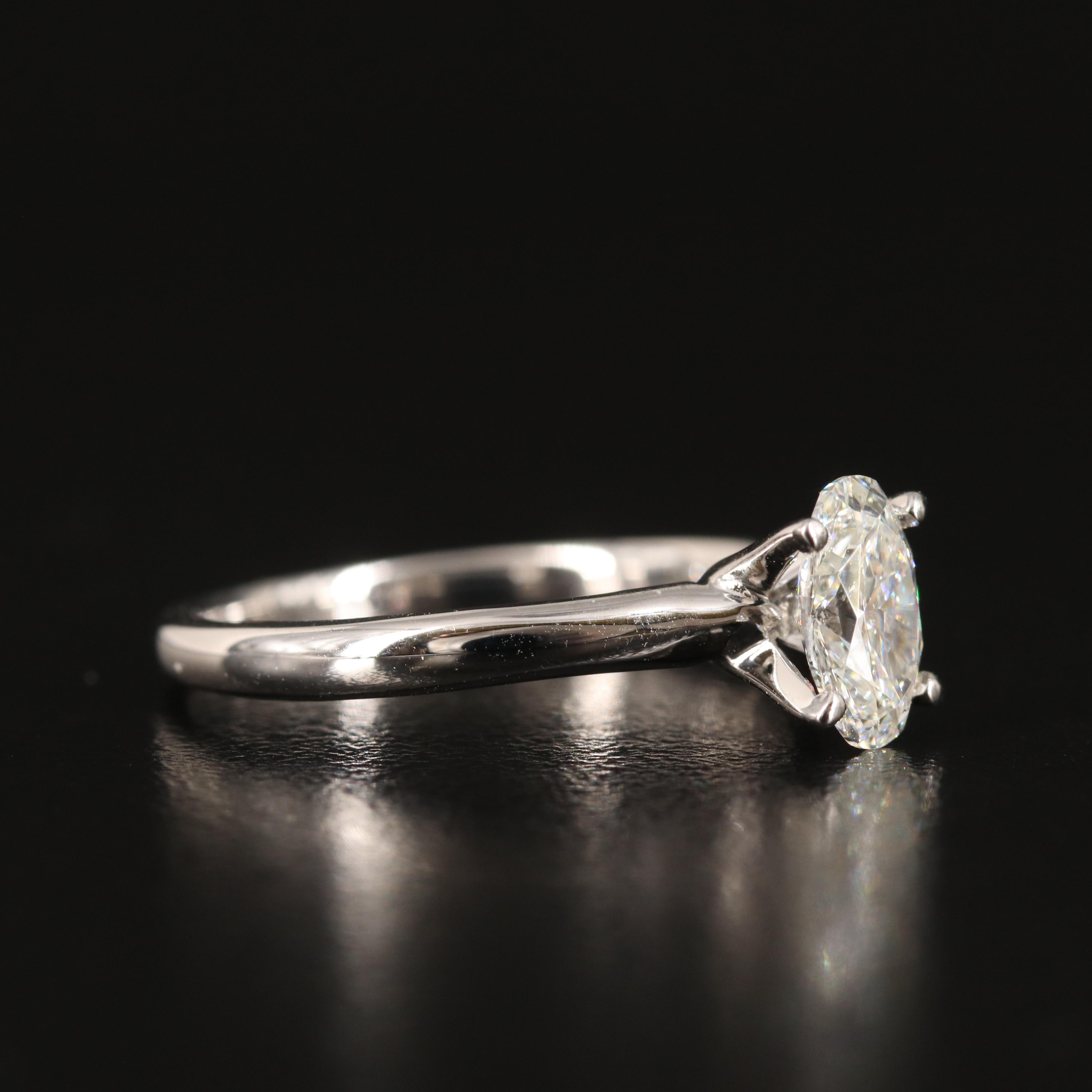 14K 1.01 CT Lab Grown Diamond Solitaire Ring