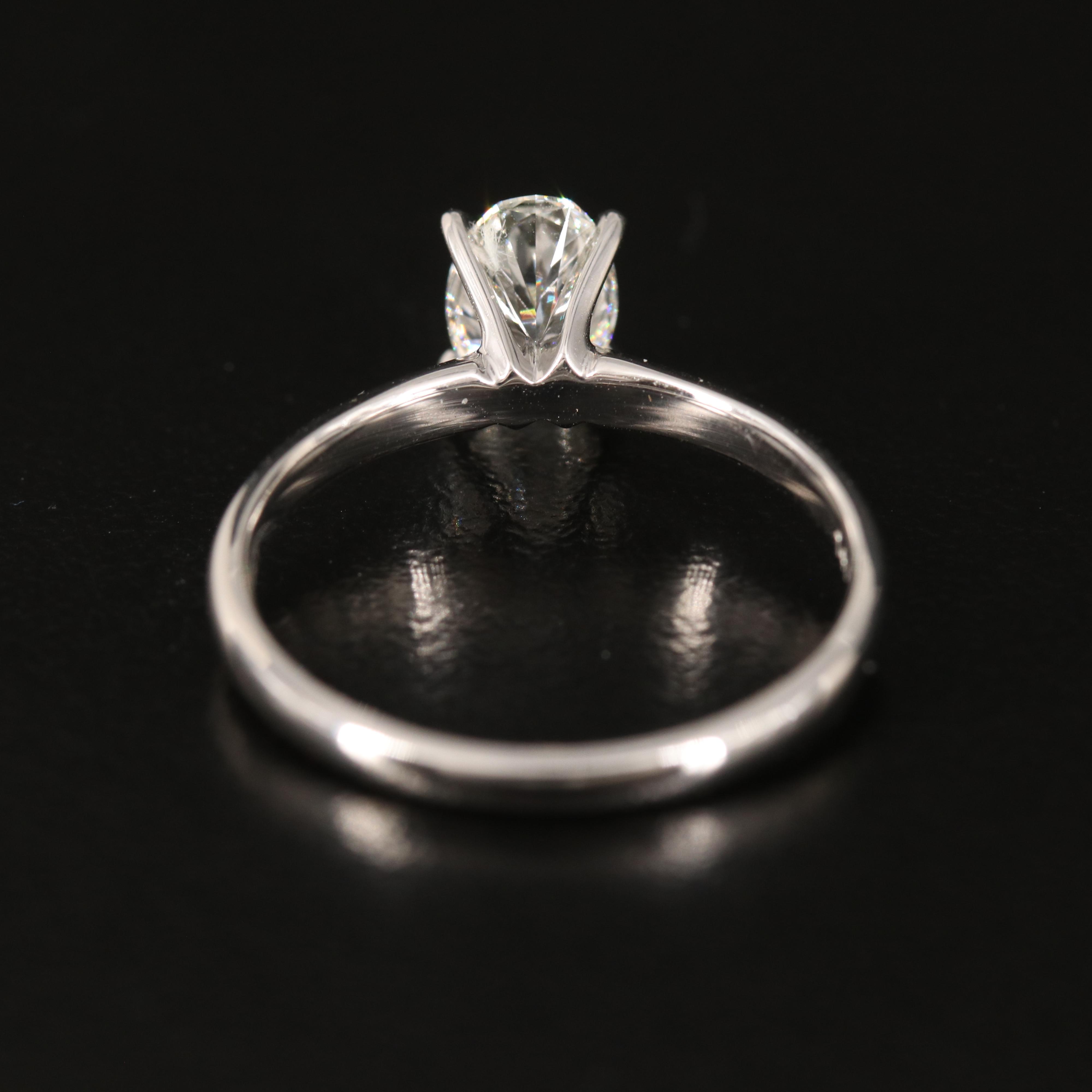14K 1.01 CT Lab Grown Diamond Solitaire Ring