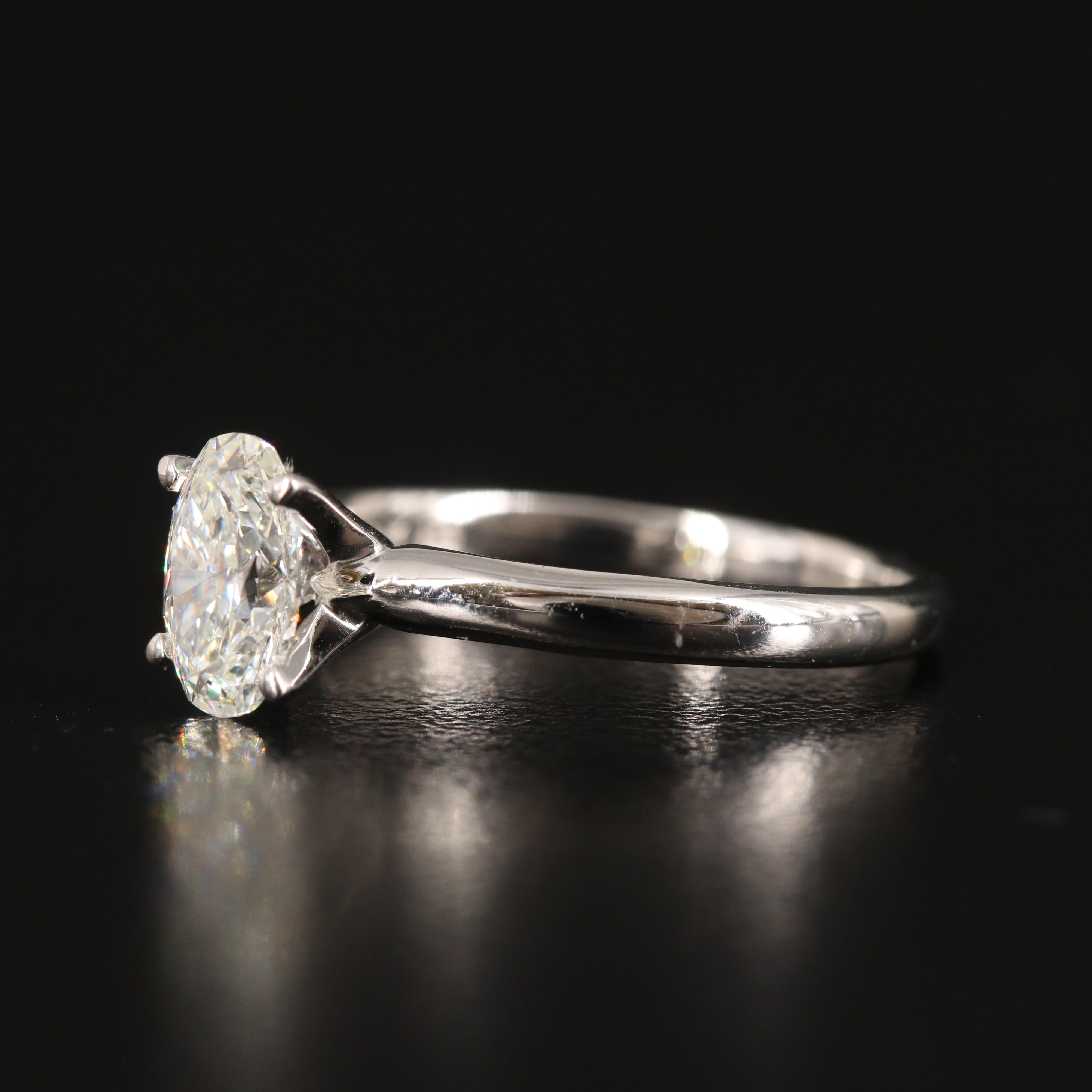 14K 1.01 CT Lab Grown Diamond Solitaire Ring