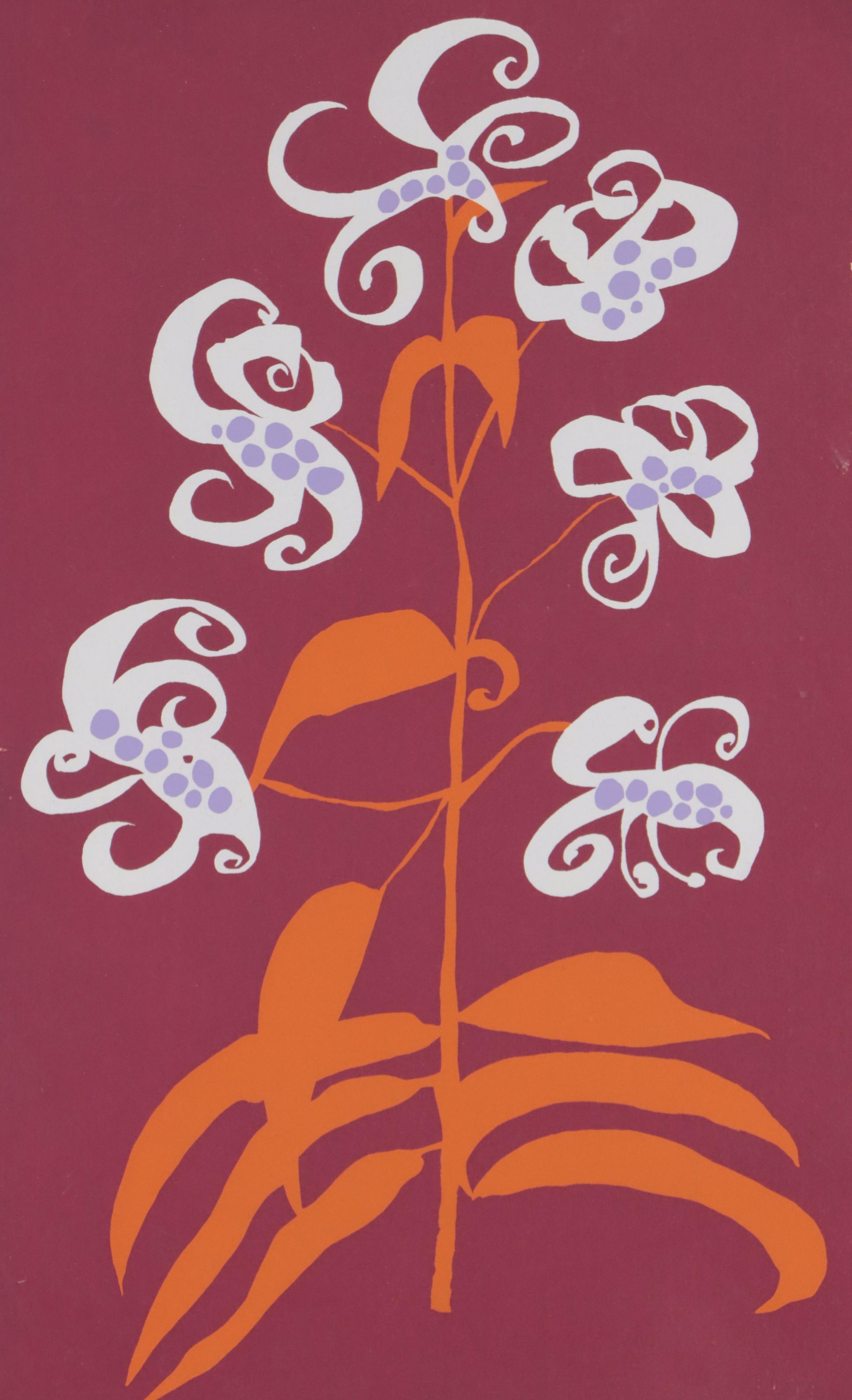 Brett Harper Serigraph "Consider the Lilies," 1975