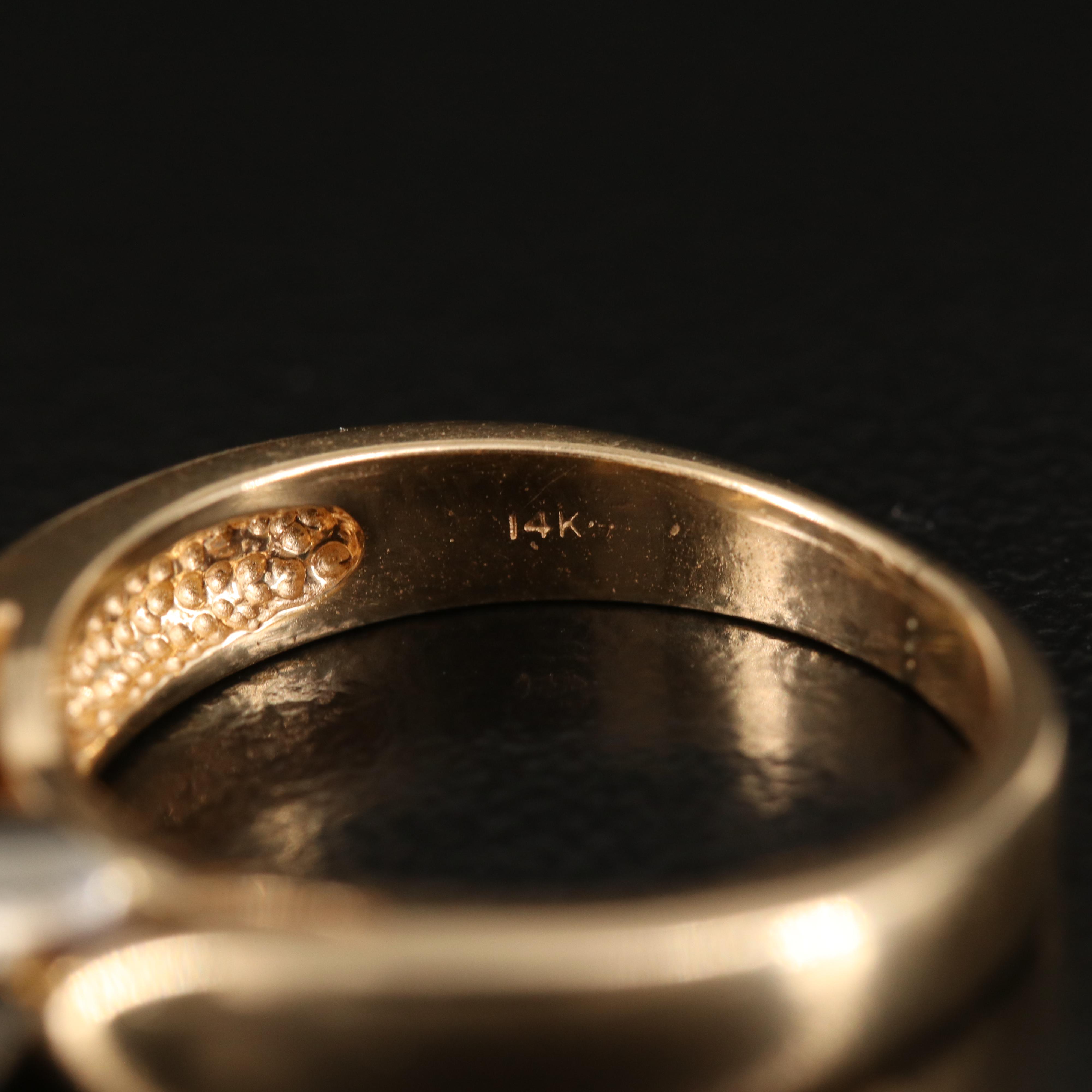 14K 0.80 CT Diamond Solitaire Ring