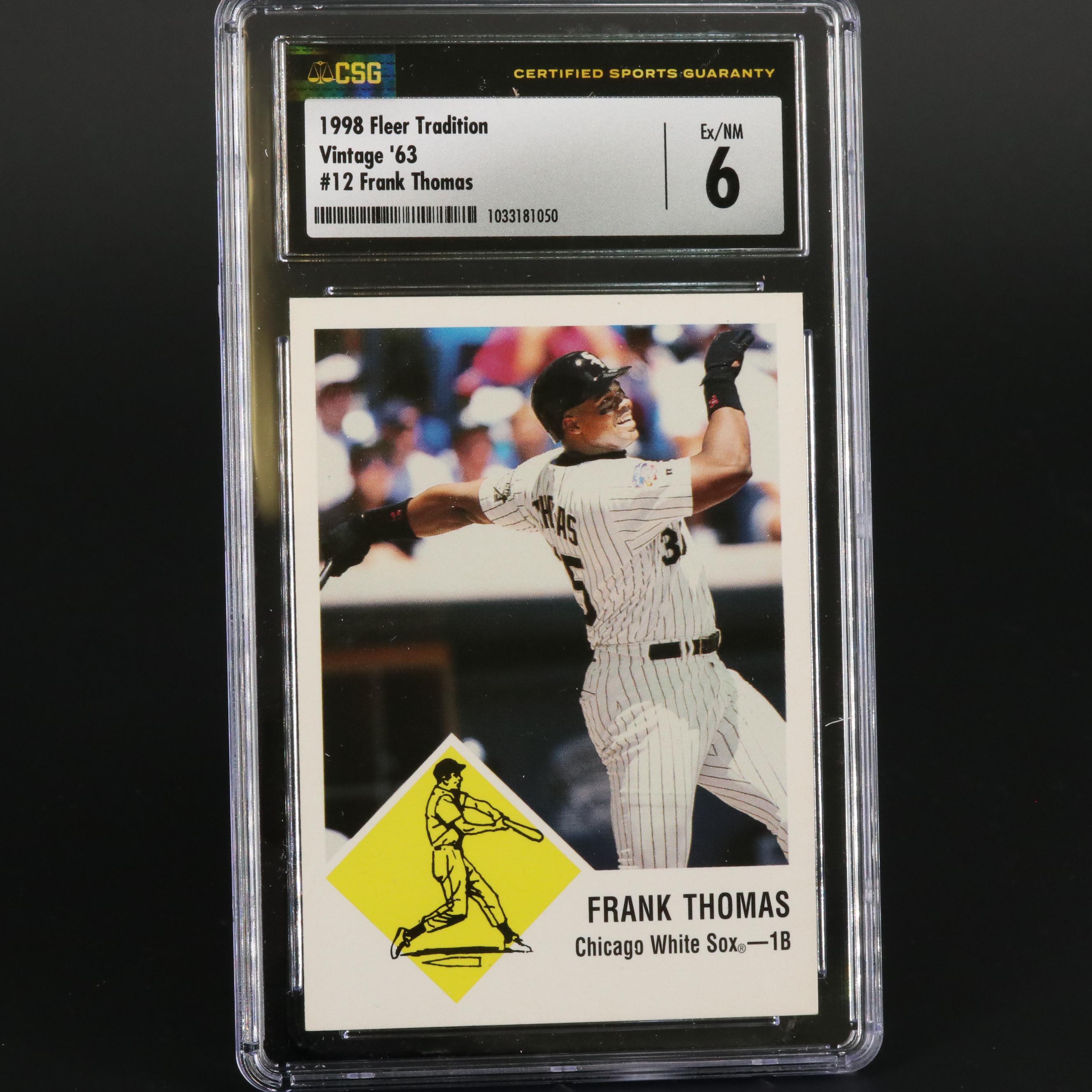 1998 Fleer Tradition Vintage '63 Frank Thomas CSG 6 #12