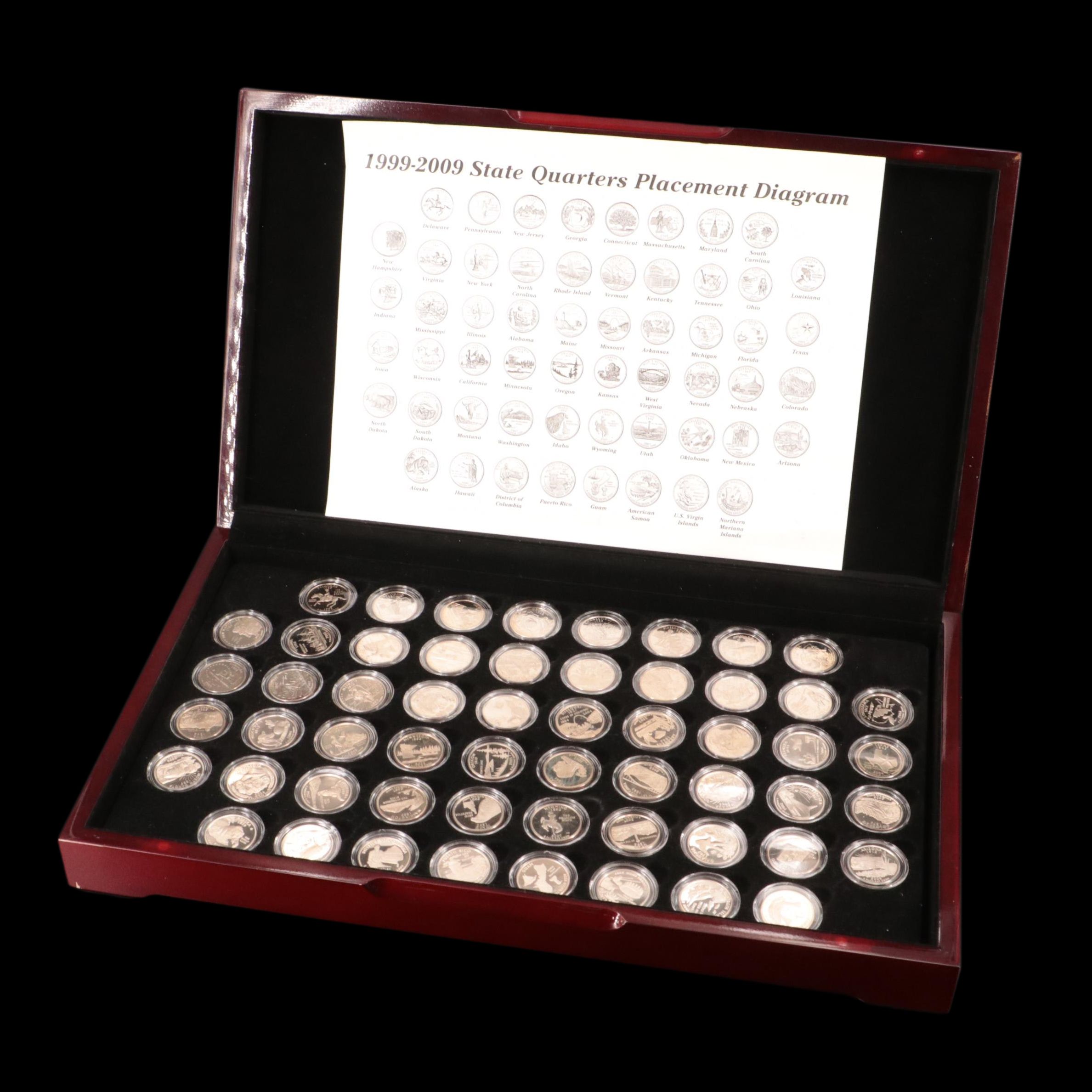 Complete Collection of Proof State and Territories Quarters