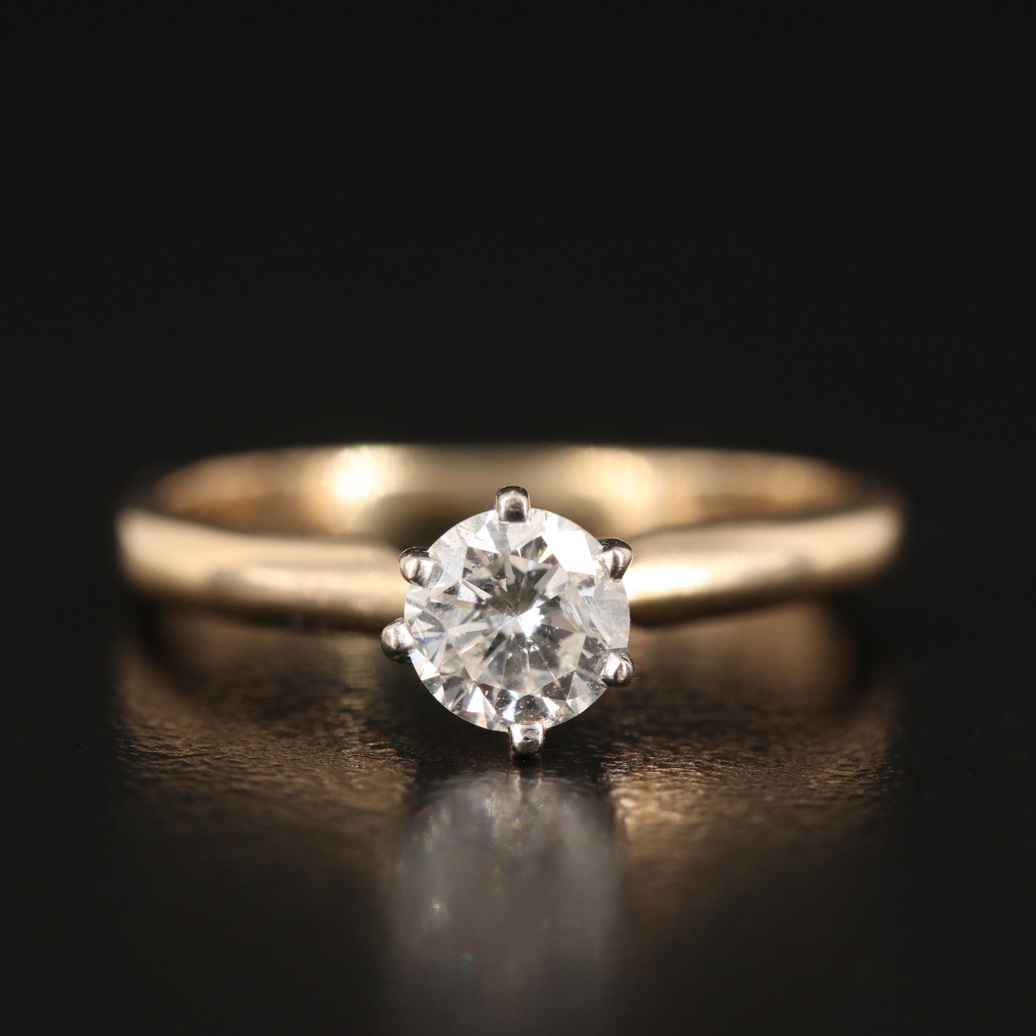 14K 0.51 CT Diamond Ring