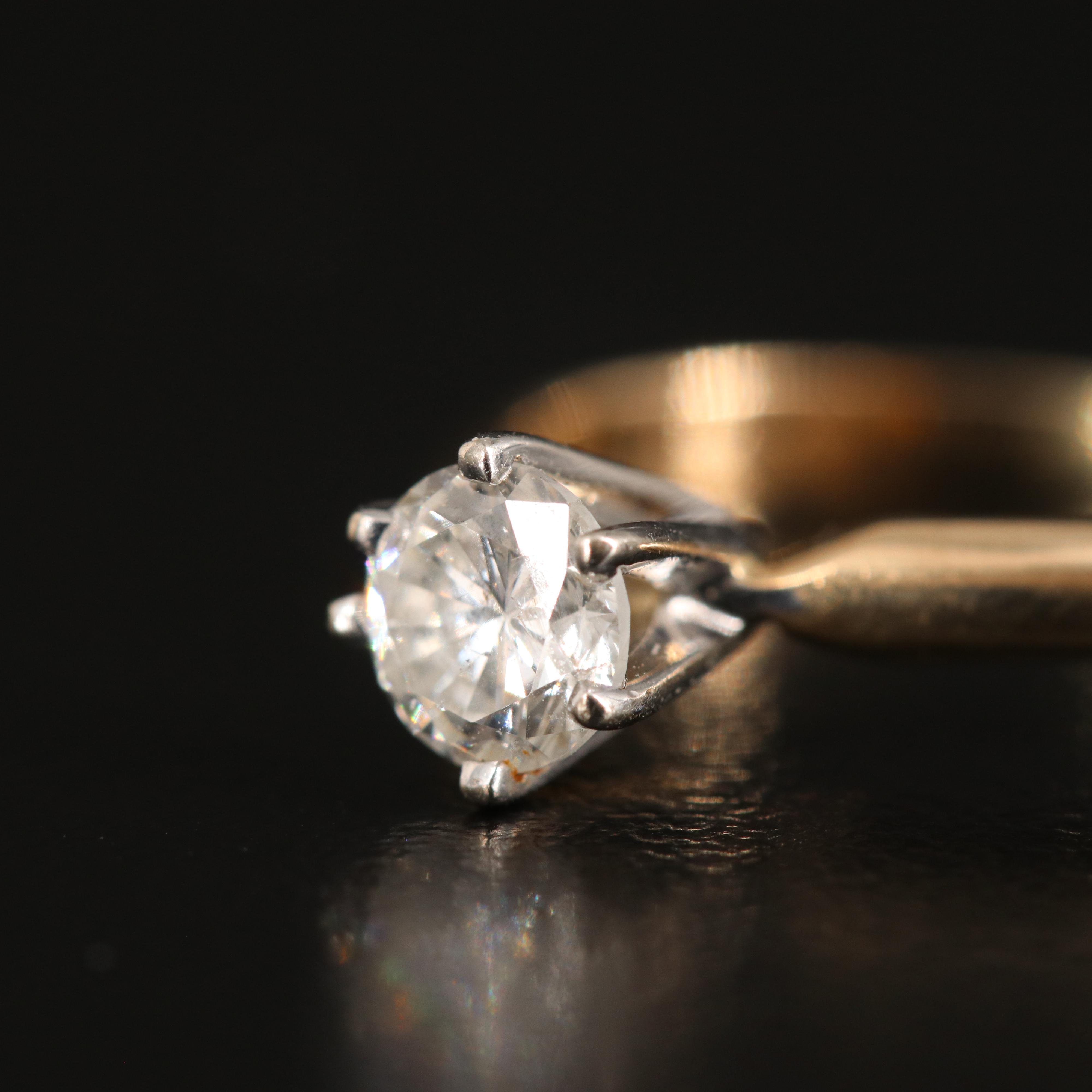 14K 0.51 CT Diamond Ring