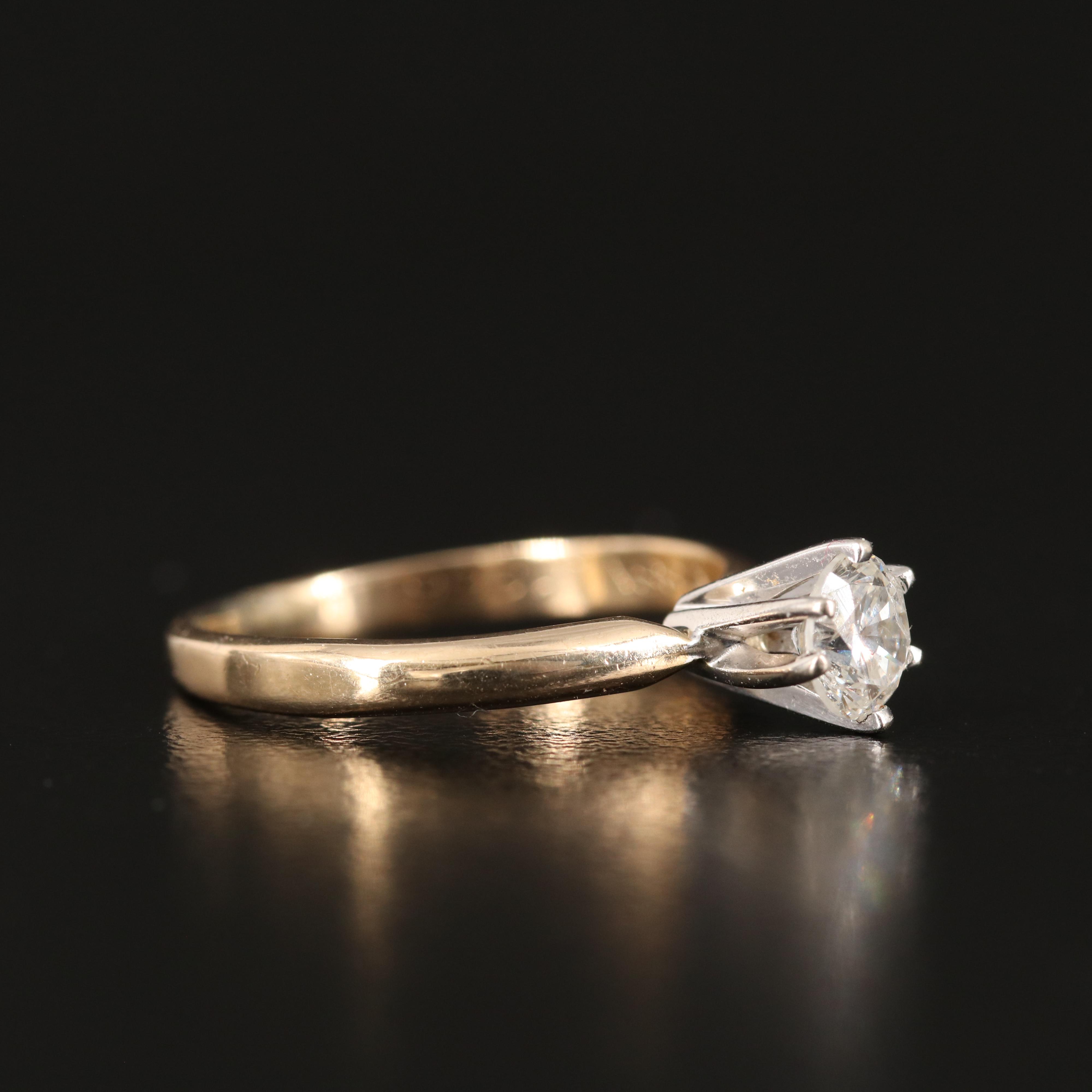 14K 0.51 CT Diamond Ring