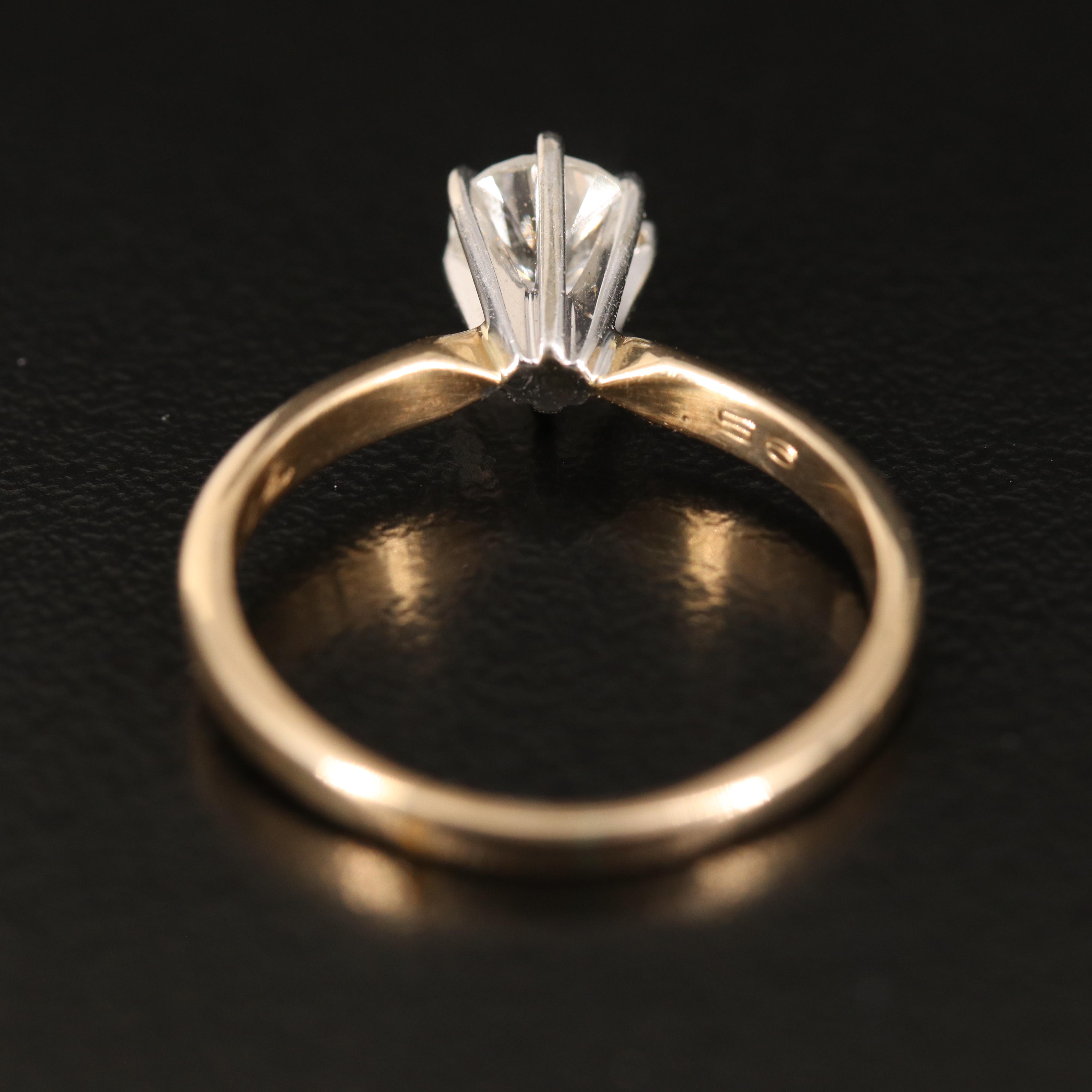 14K 0.51 CT Diamond Ring