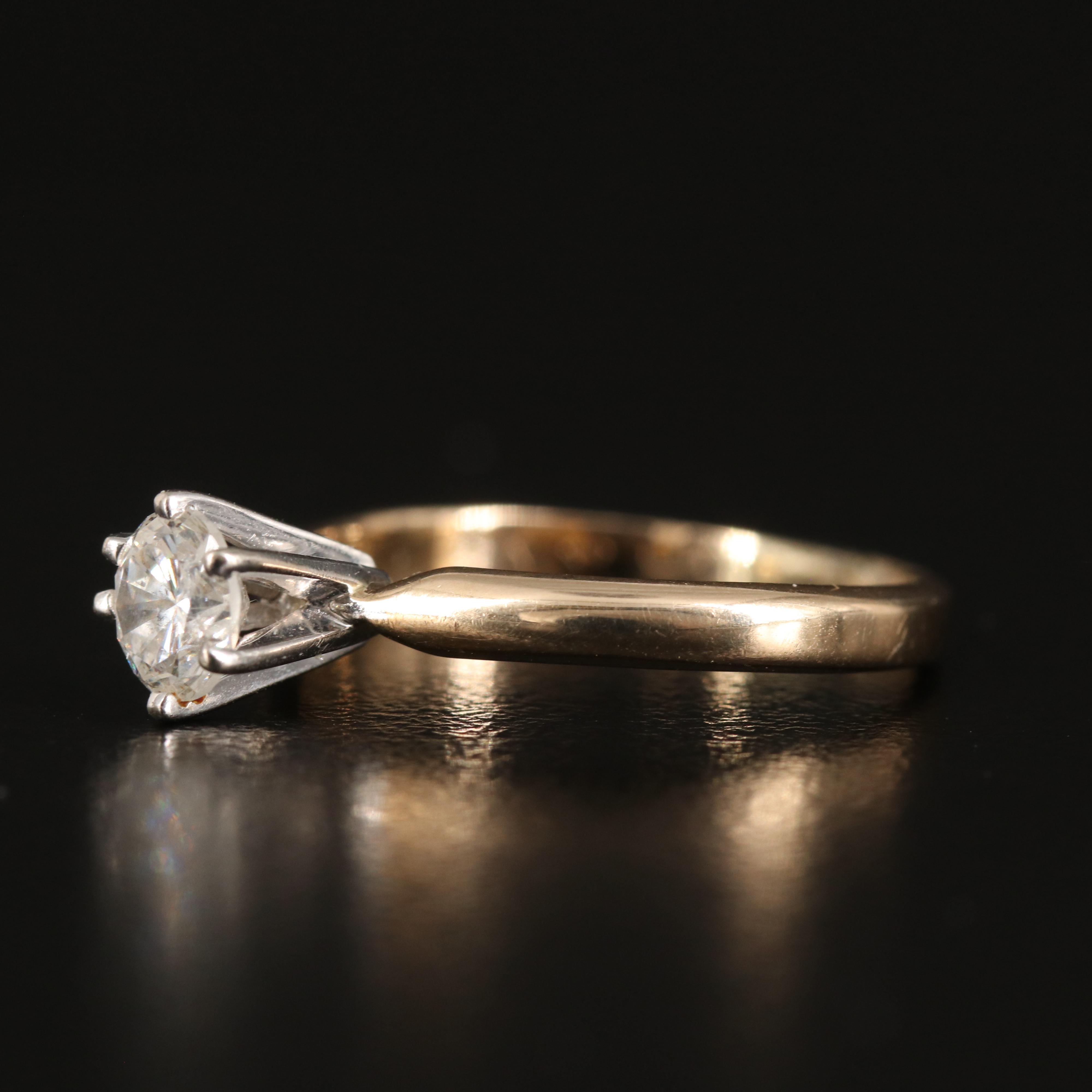 14K 0.51 CT Diamond Ring