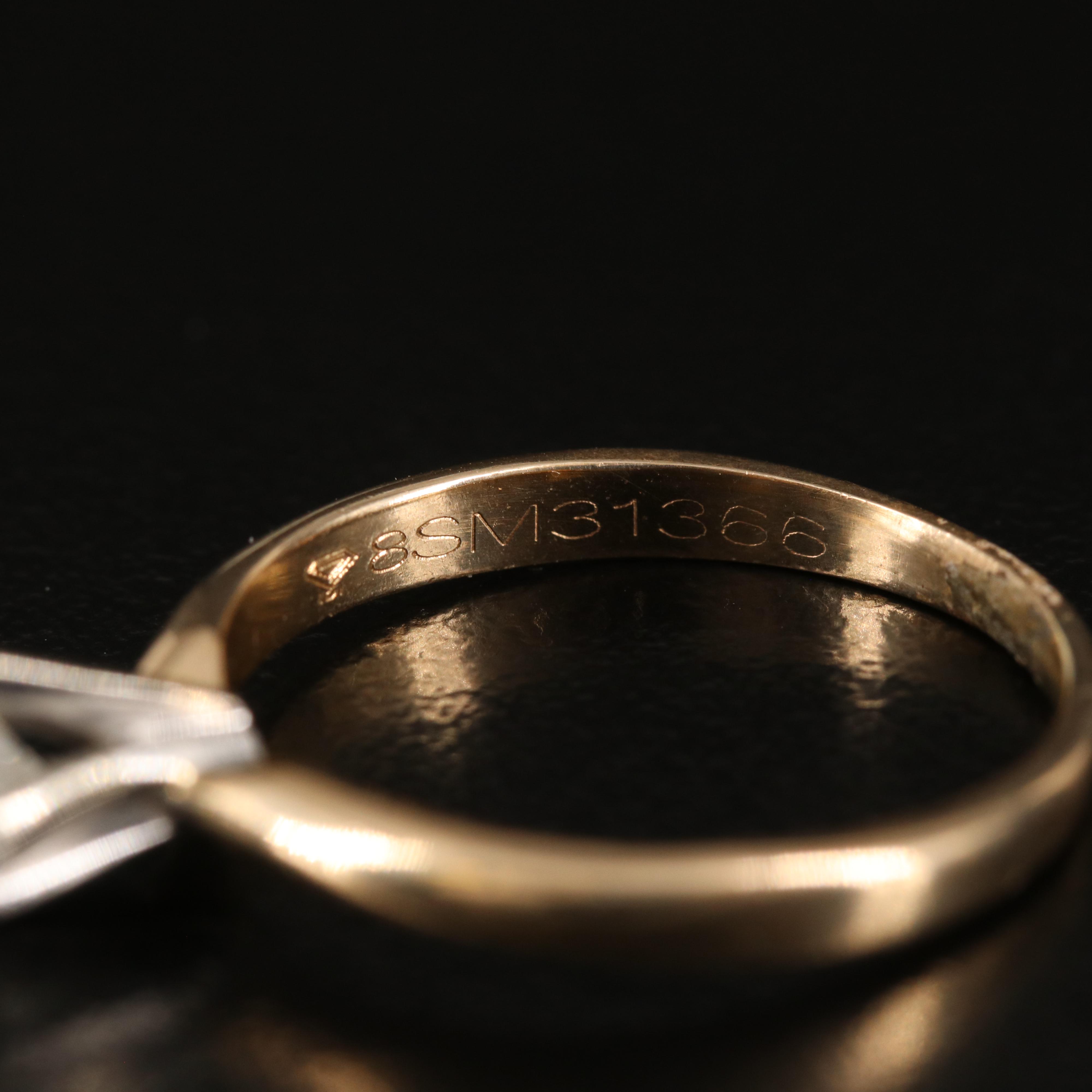 14K 0.51 CT Diamond Ring