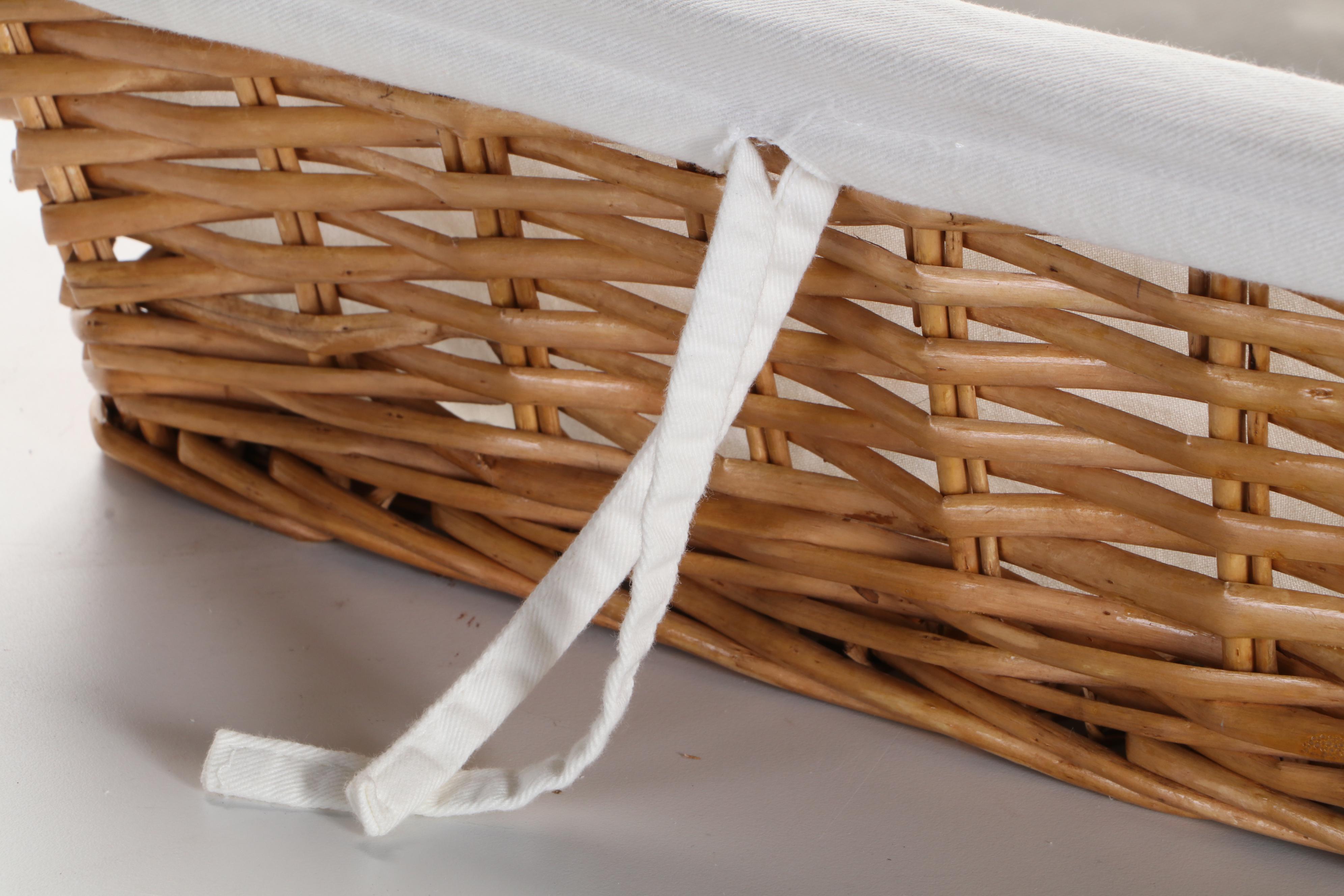 Fabric Lined Storage Baskets EBTH