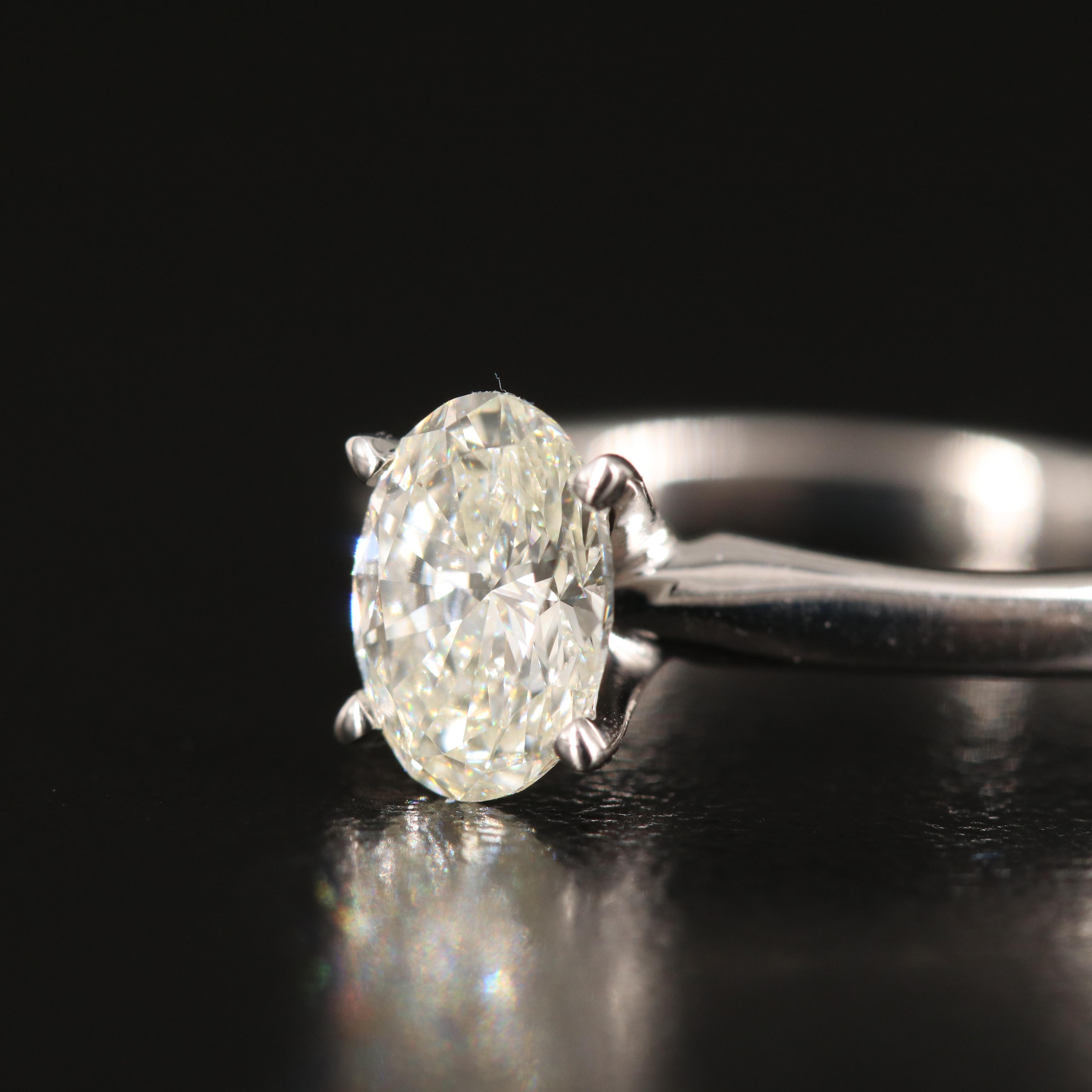 14K 0.88 CT Lab Grown Diamond Ring
