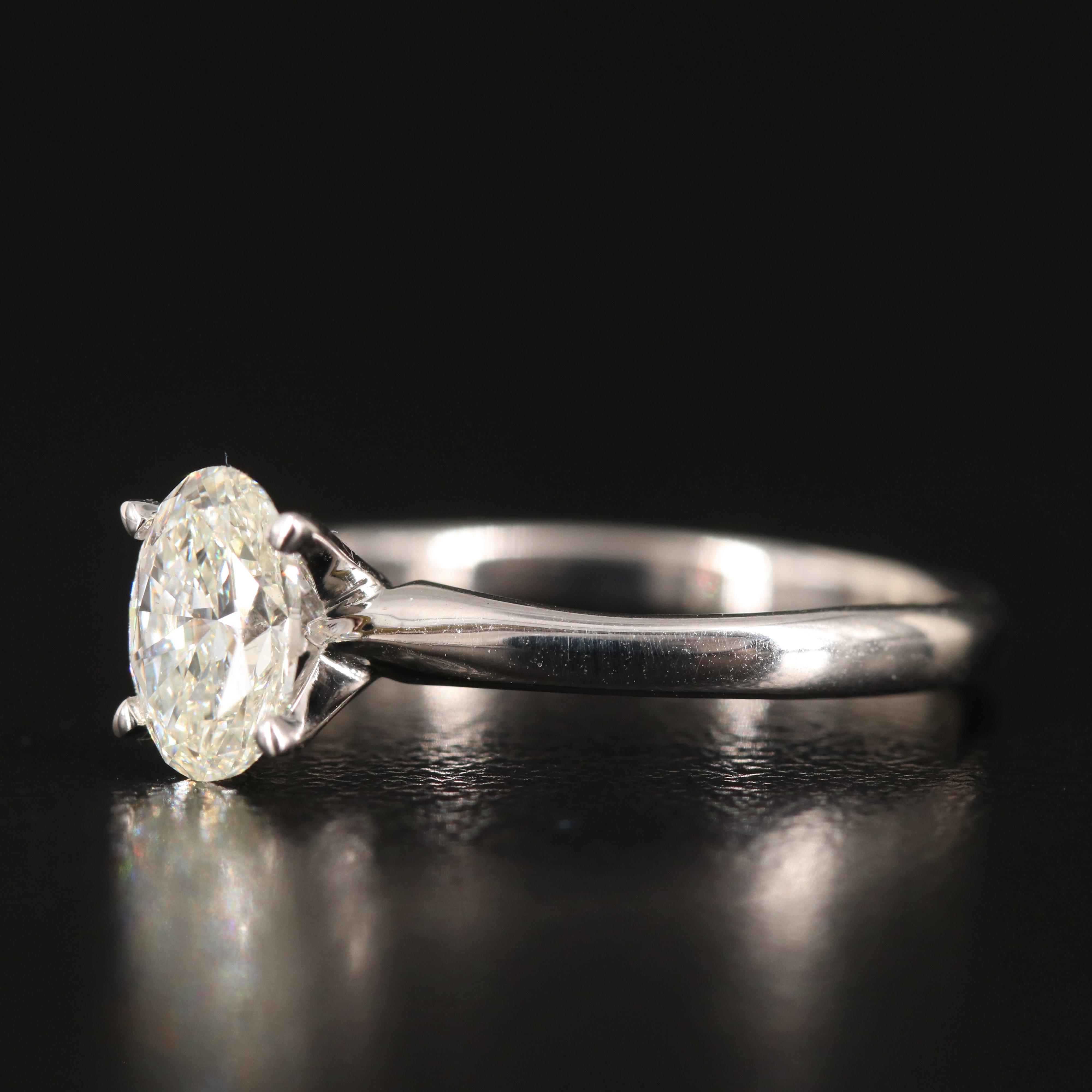 14K 0.88 CT Lab Grown Diamond Ring