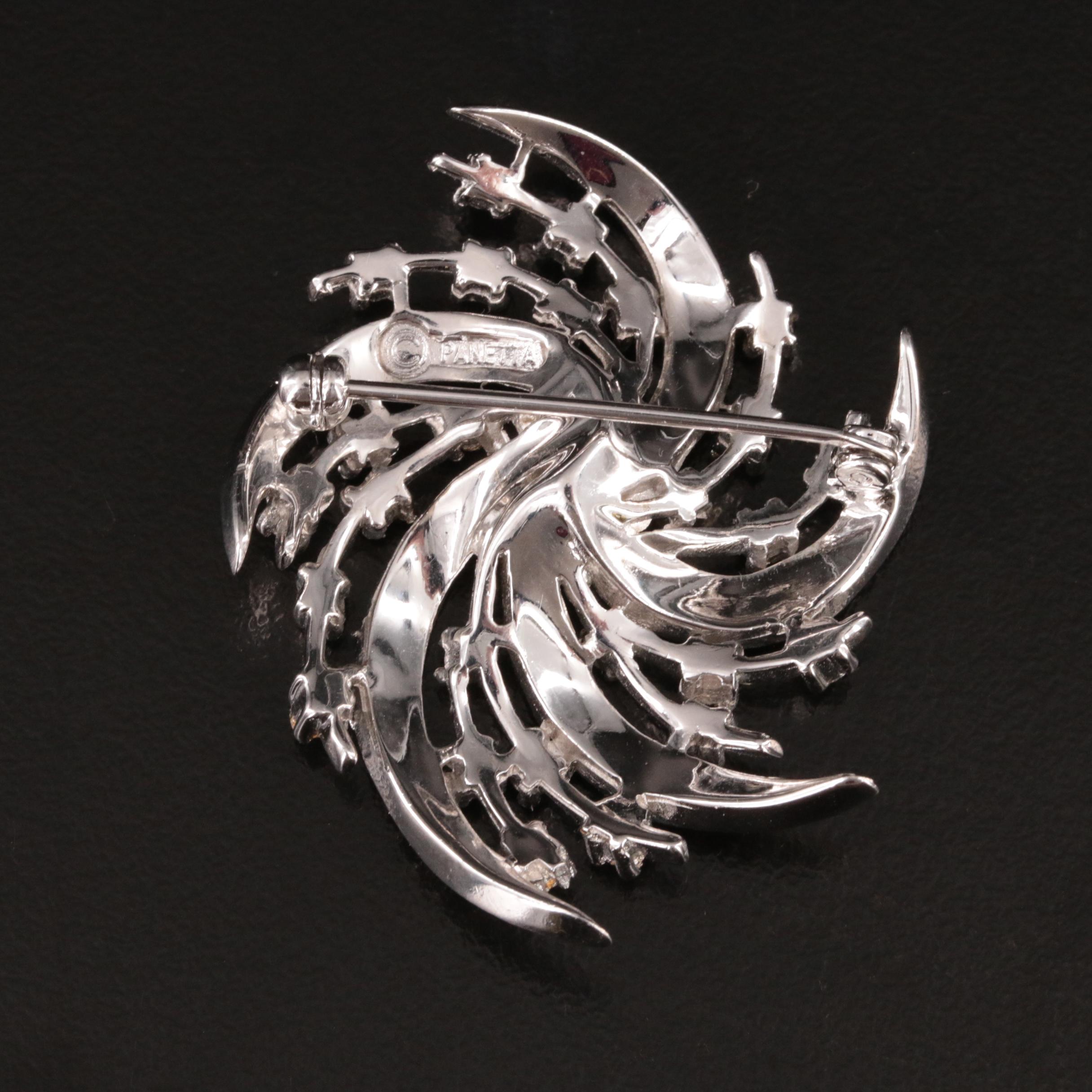 Panetta Rhinestone Spray Brooch