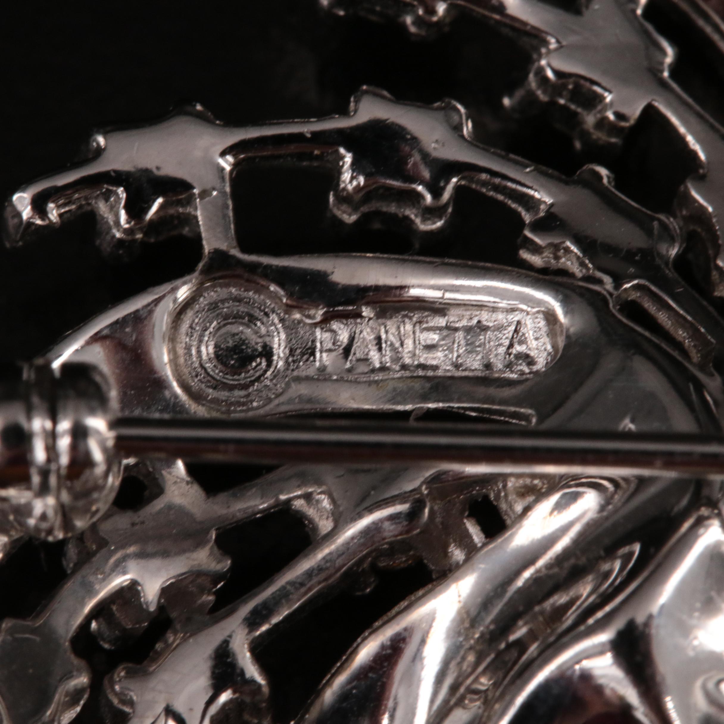 Panetta Rhinestone Spray Brooch