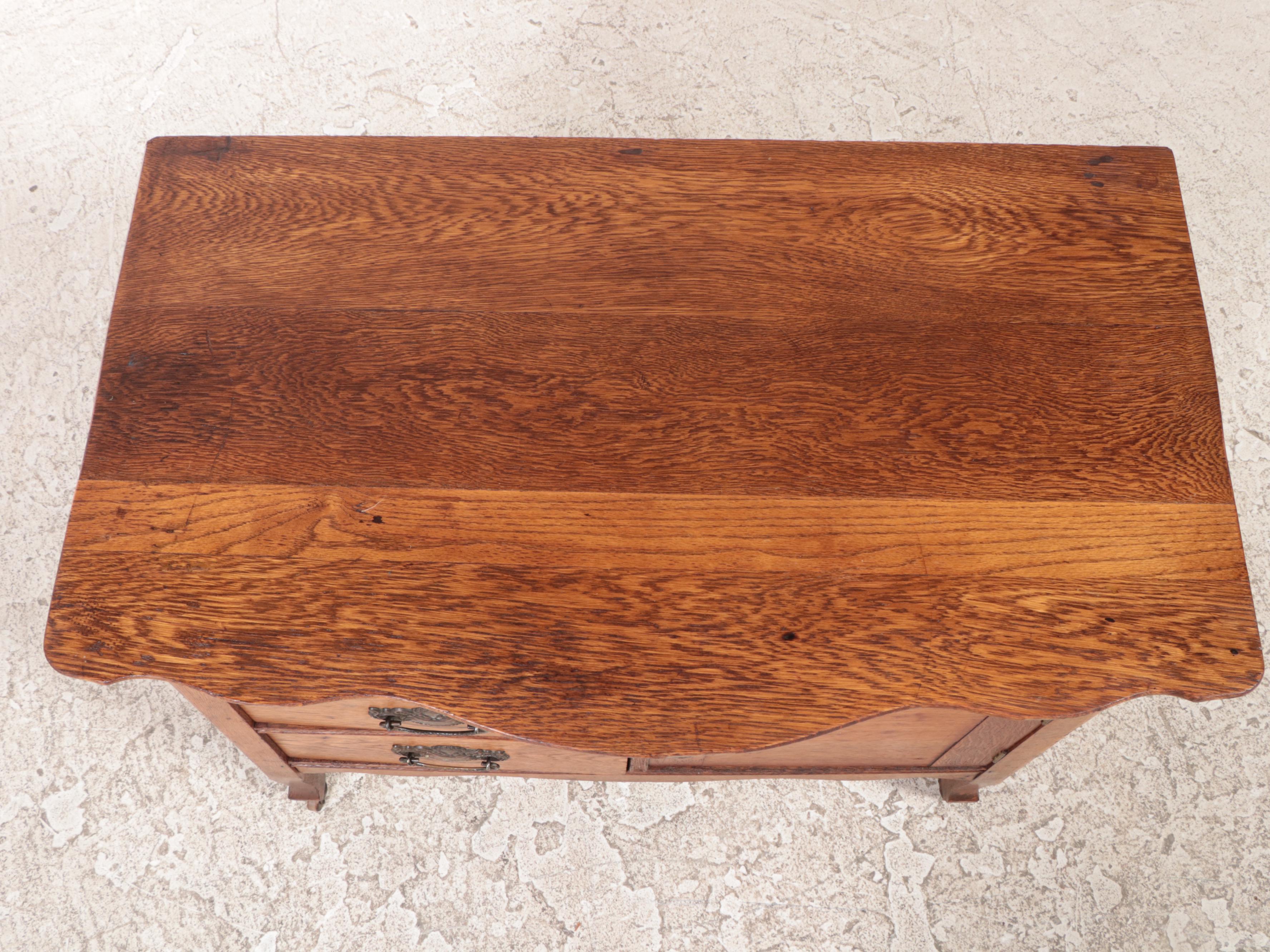 Late Victorian Oak Washstand, circa 1900