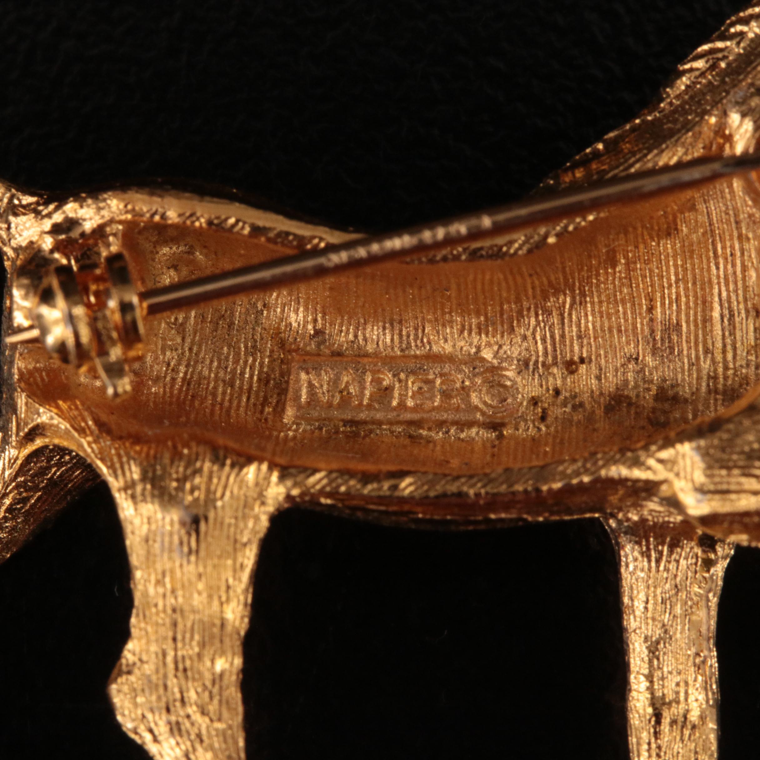 Napier Galloping Horse Brooches