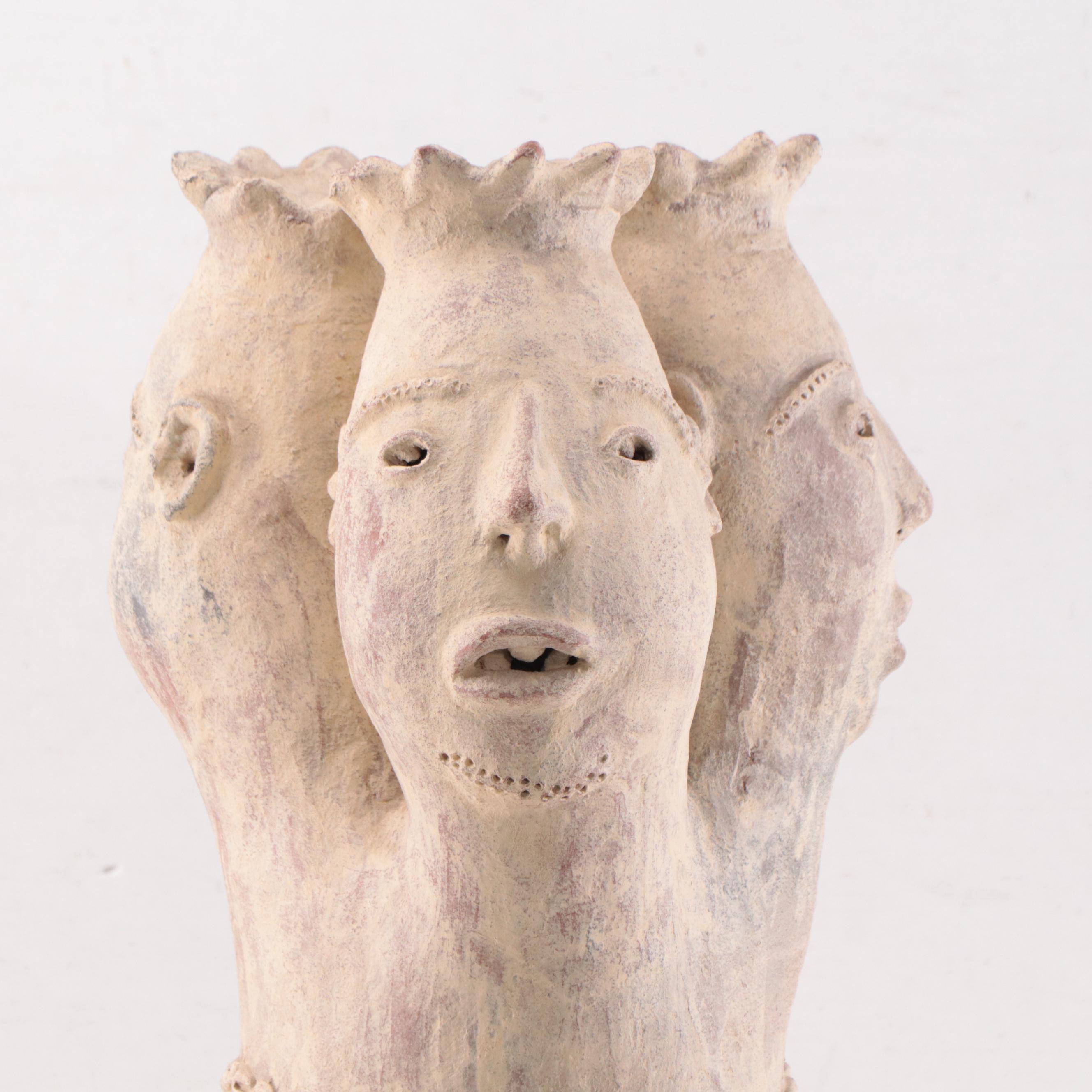 Fon Terracotta Figure of Densu Legba Deity