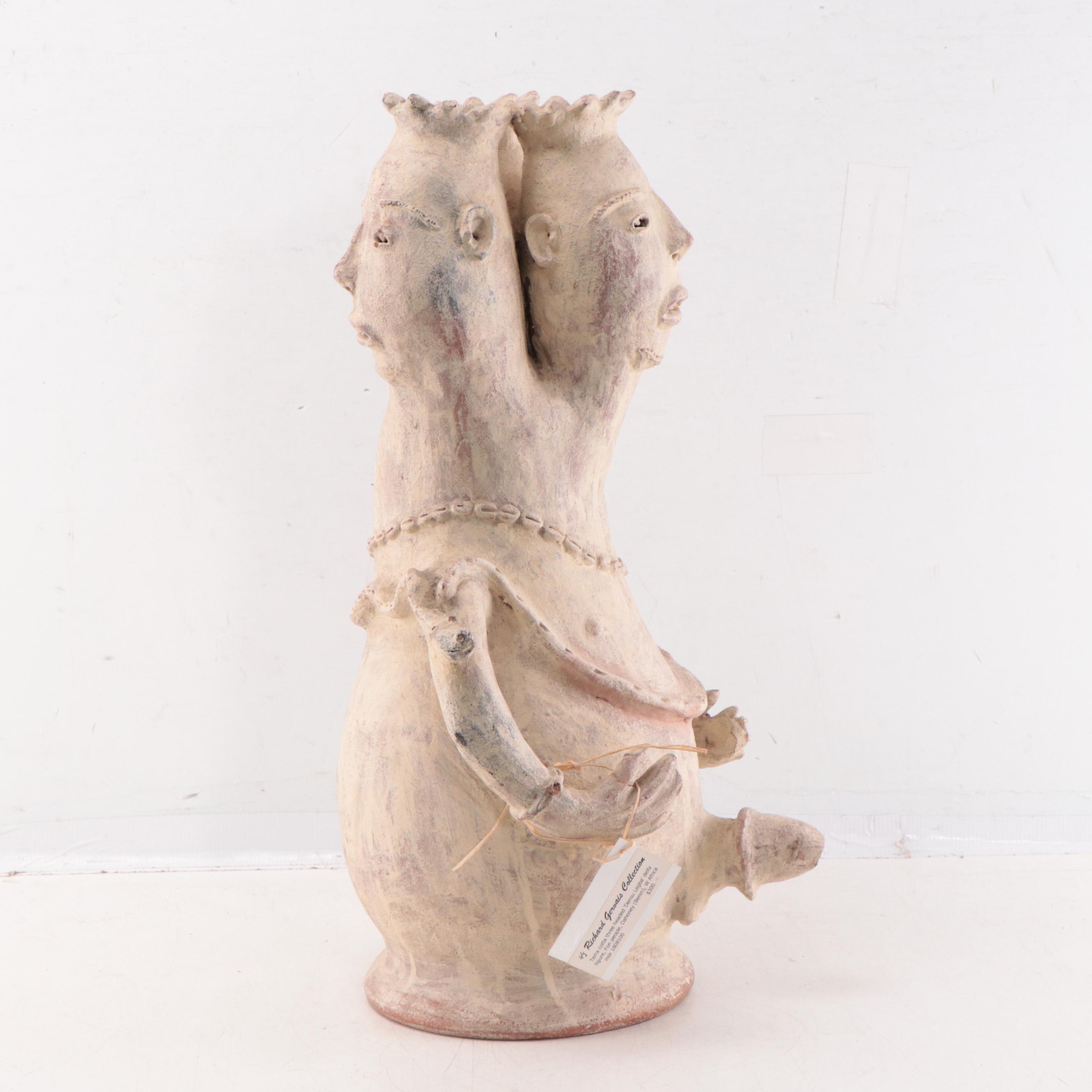 Fon Terracotta Figure of Densu Legba Deity