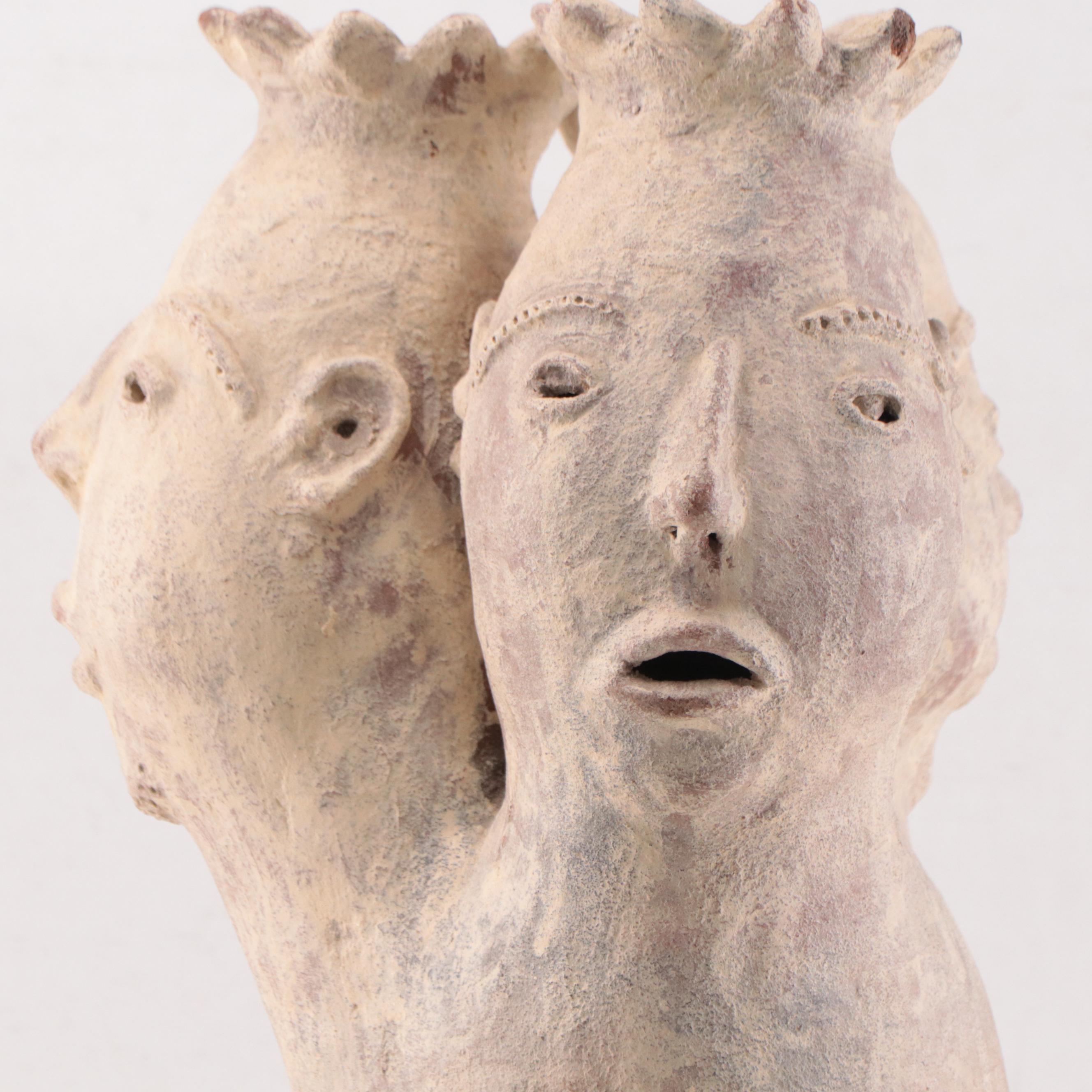 Fon Terracotta Figure of Densu Legba Deity