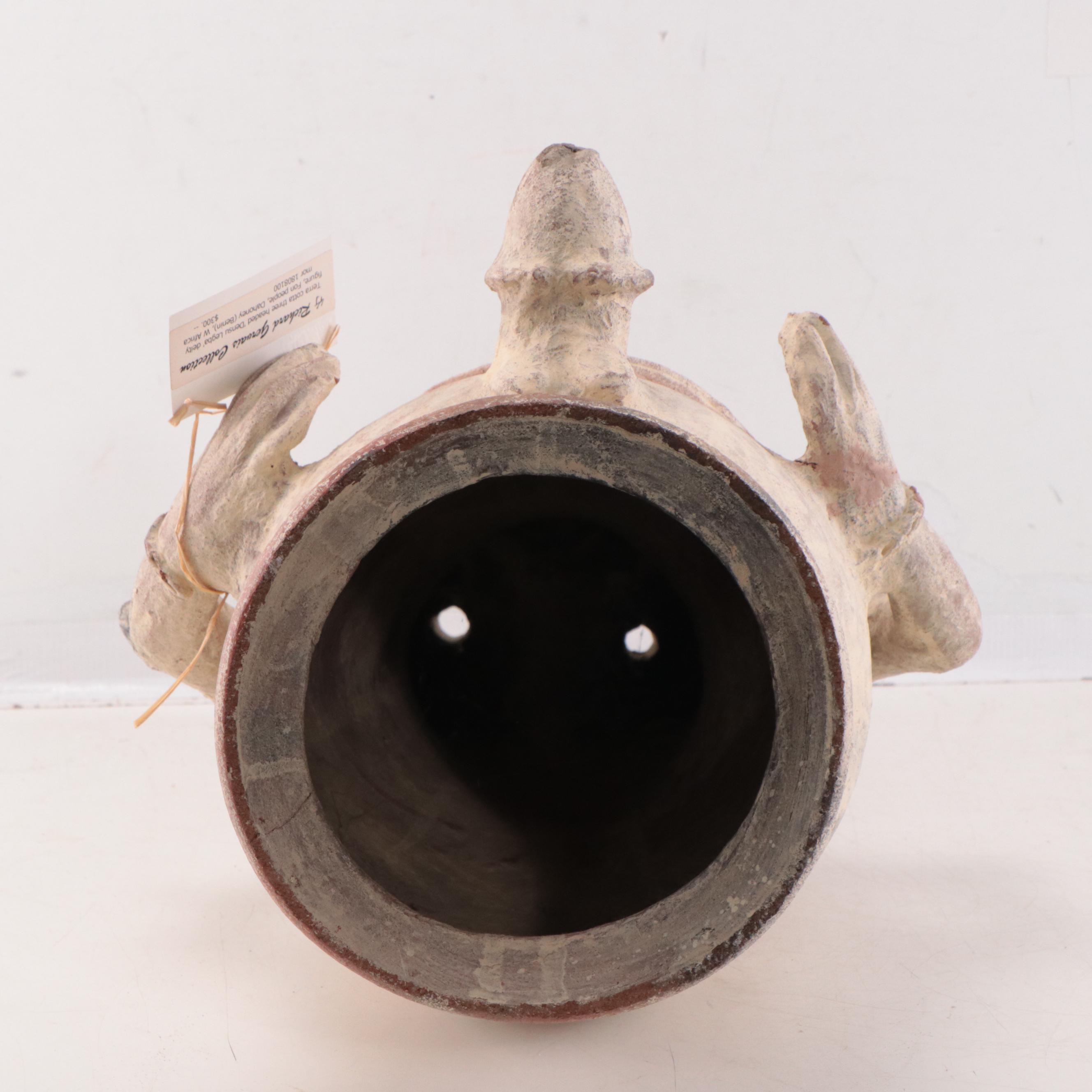 Fon Terracotta Figure of Densu Legba Deity