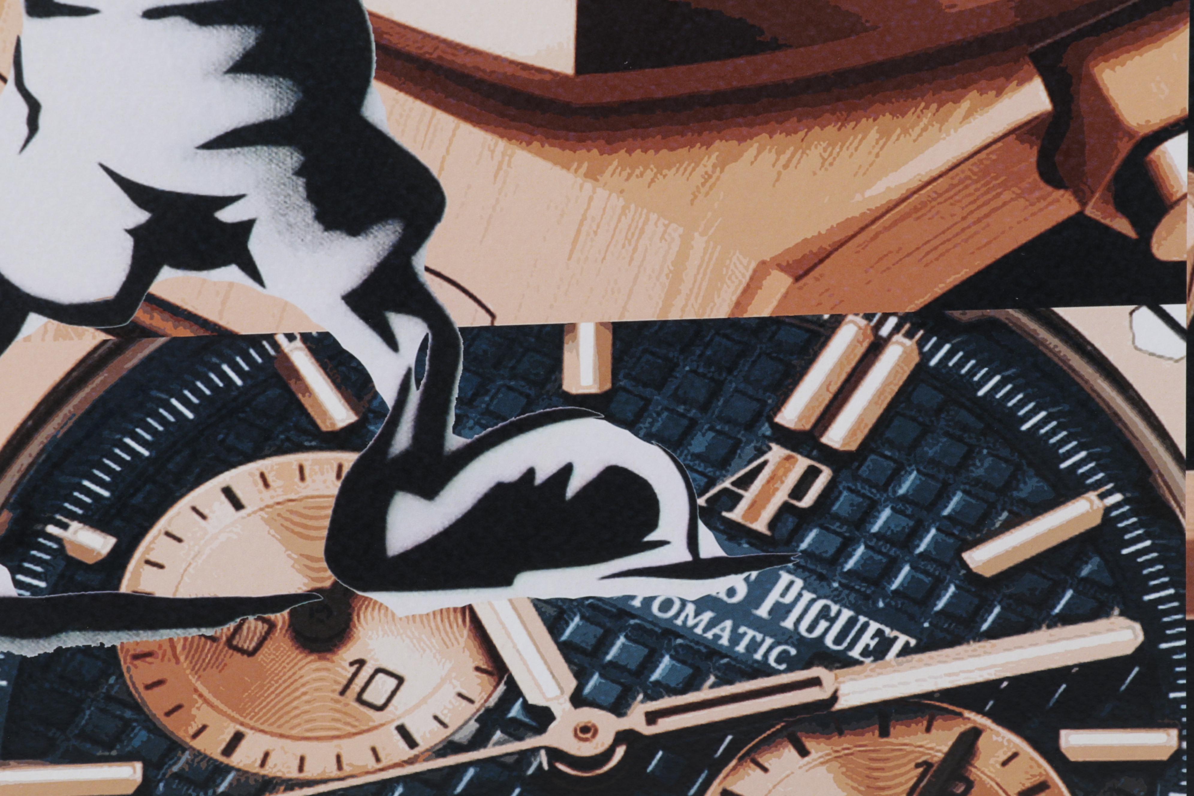 Death NYC Pop Art Graphic Print Homage To Banksy, 2022