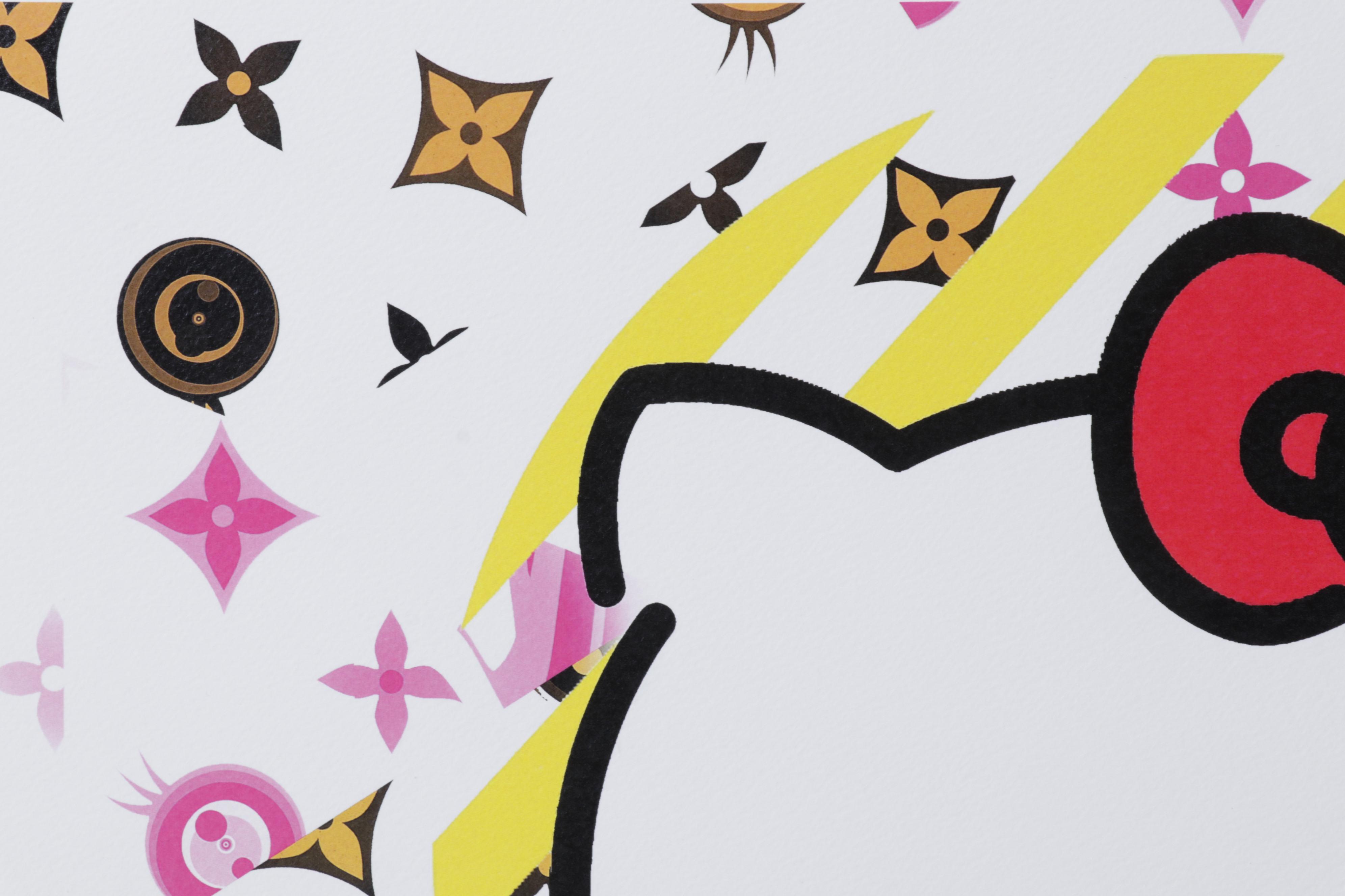 Death NYC Pop Art Graphic Print Featuring Hello Kitty, 2022