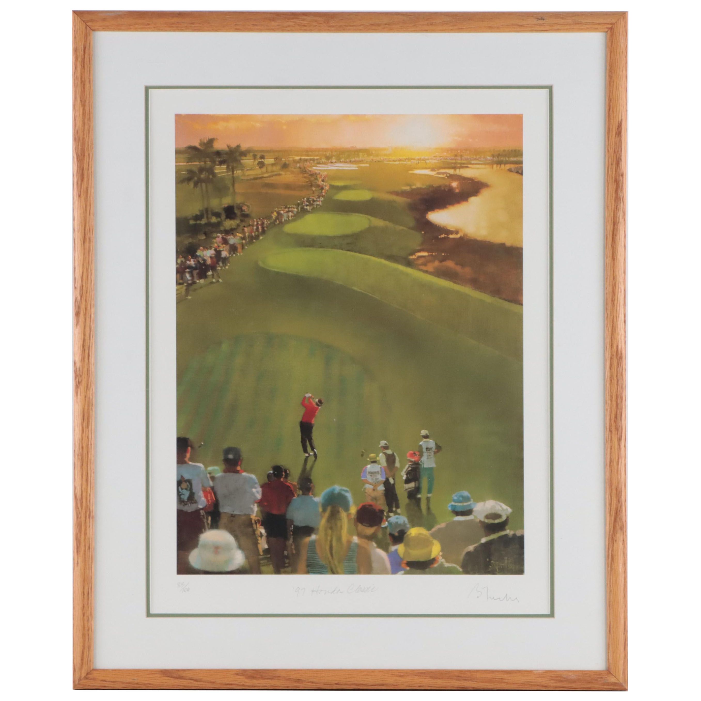 Bernard Fuchs Offset Lithograph "'97 Honda Classic," Late 20th Century