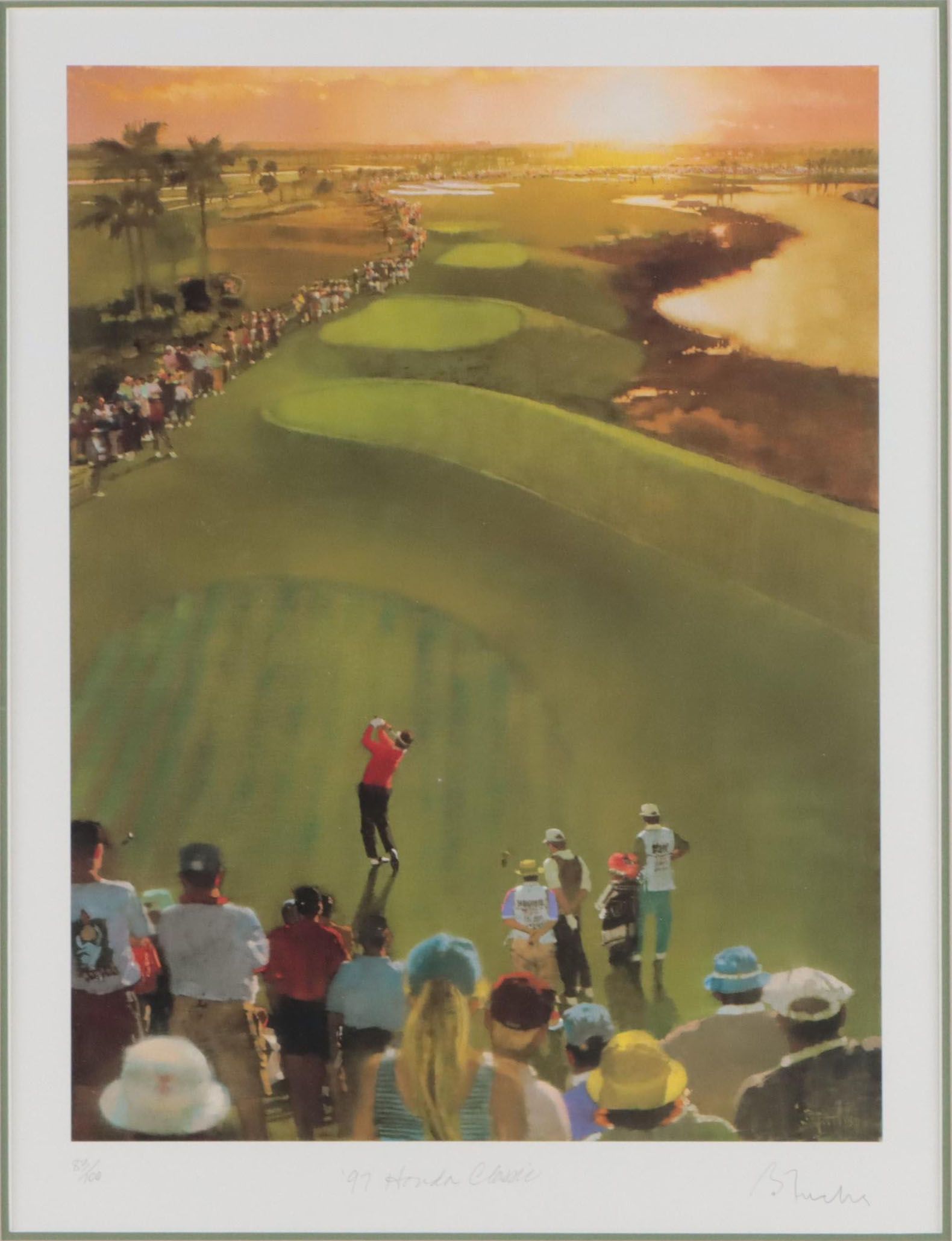 Bernard Fuchs Offset Lithograph "'97 Honda Classic," Late 20th Century