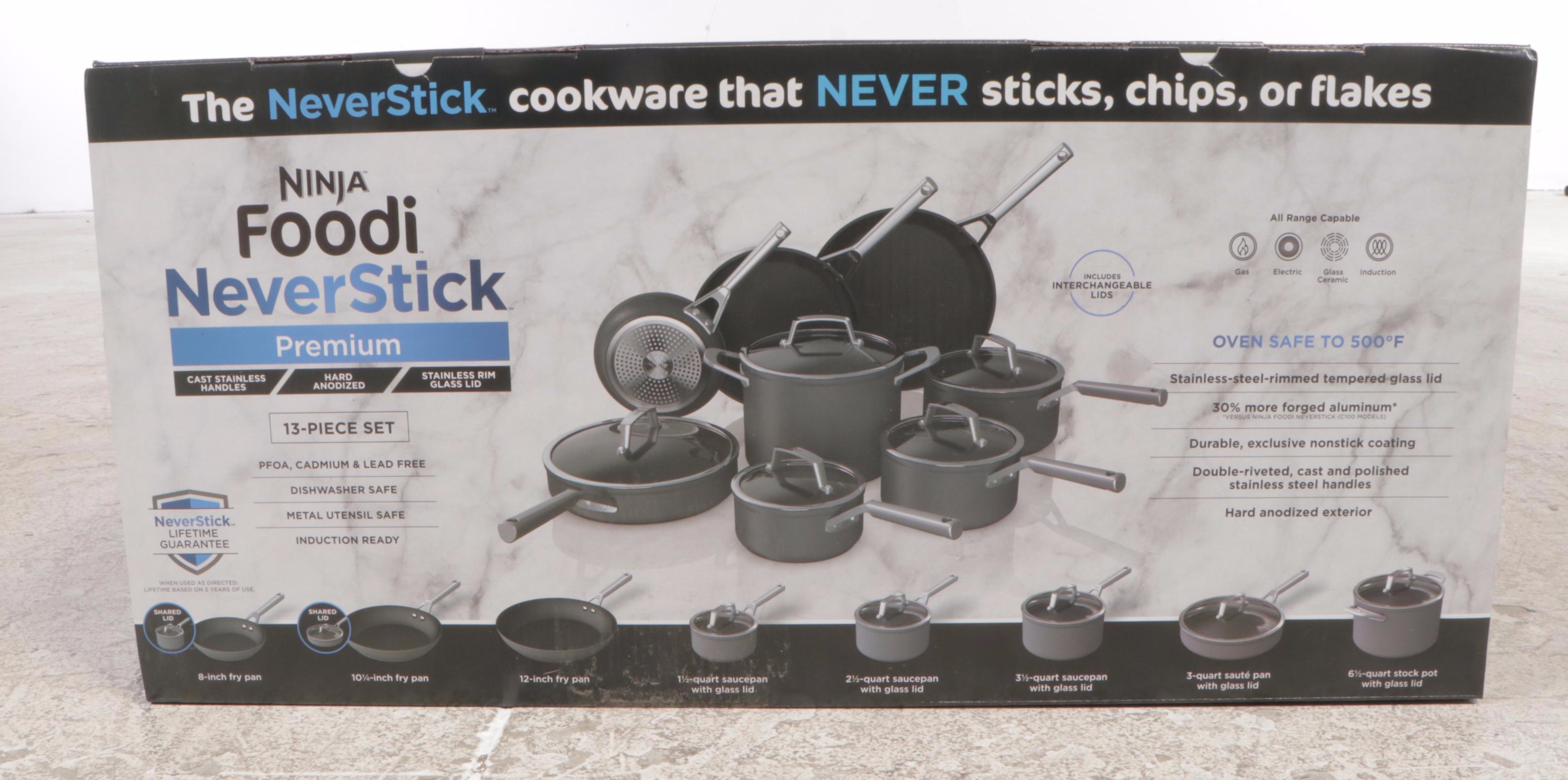 Ninja Foodi NeverStick Premium Thirteen-Piece Cookware Set