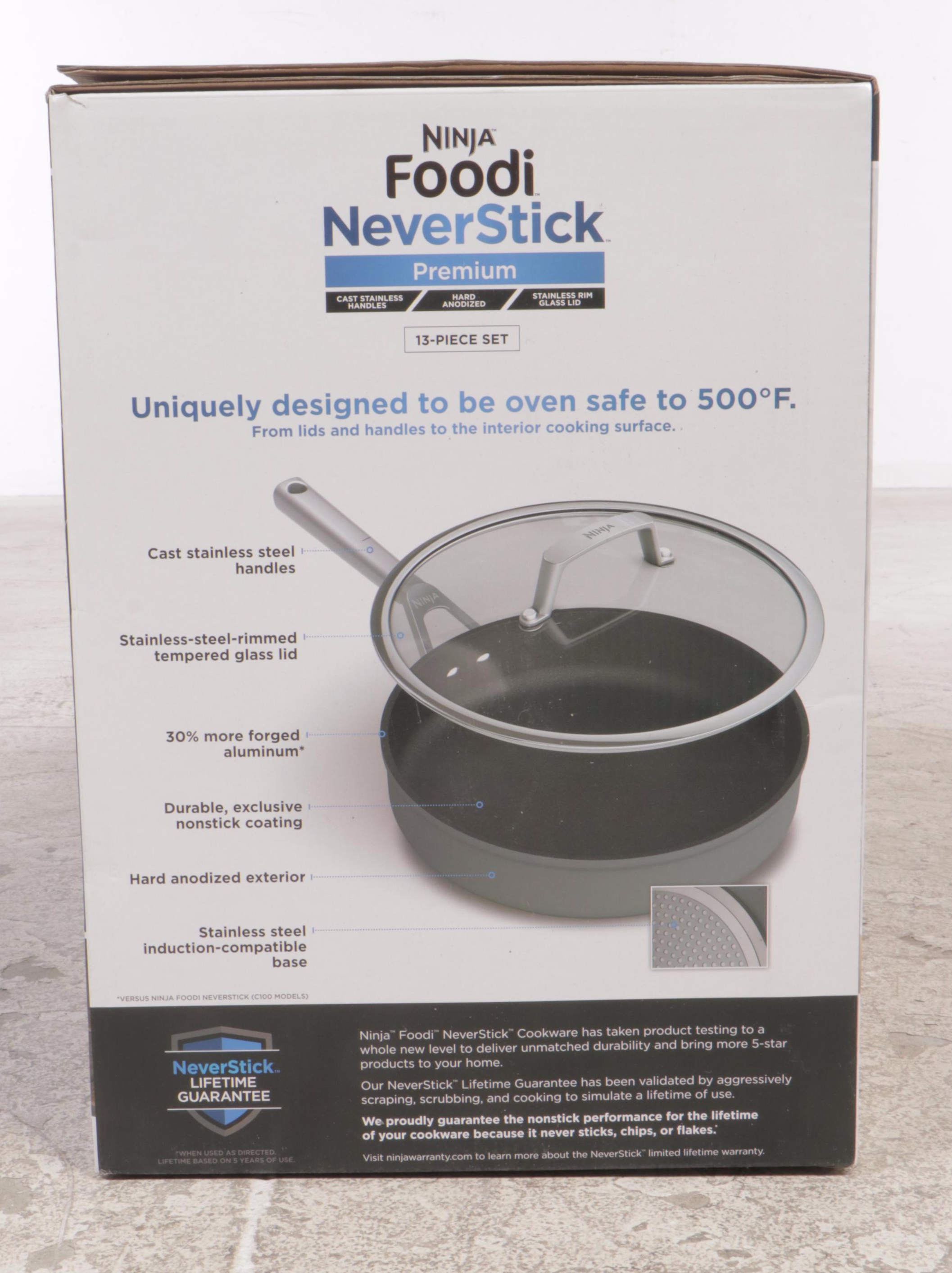 Ninja Foodi NeverStick Premium Thirteen-Piece Cookware Set