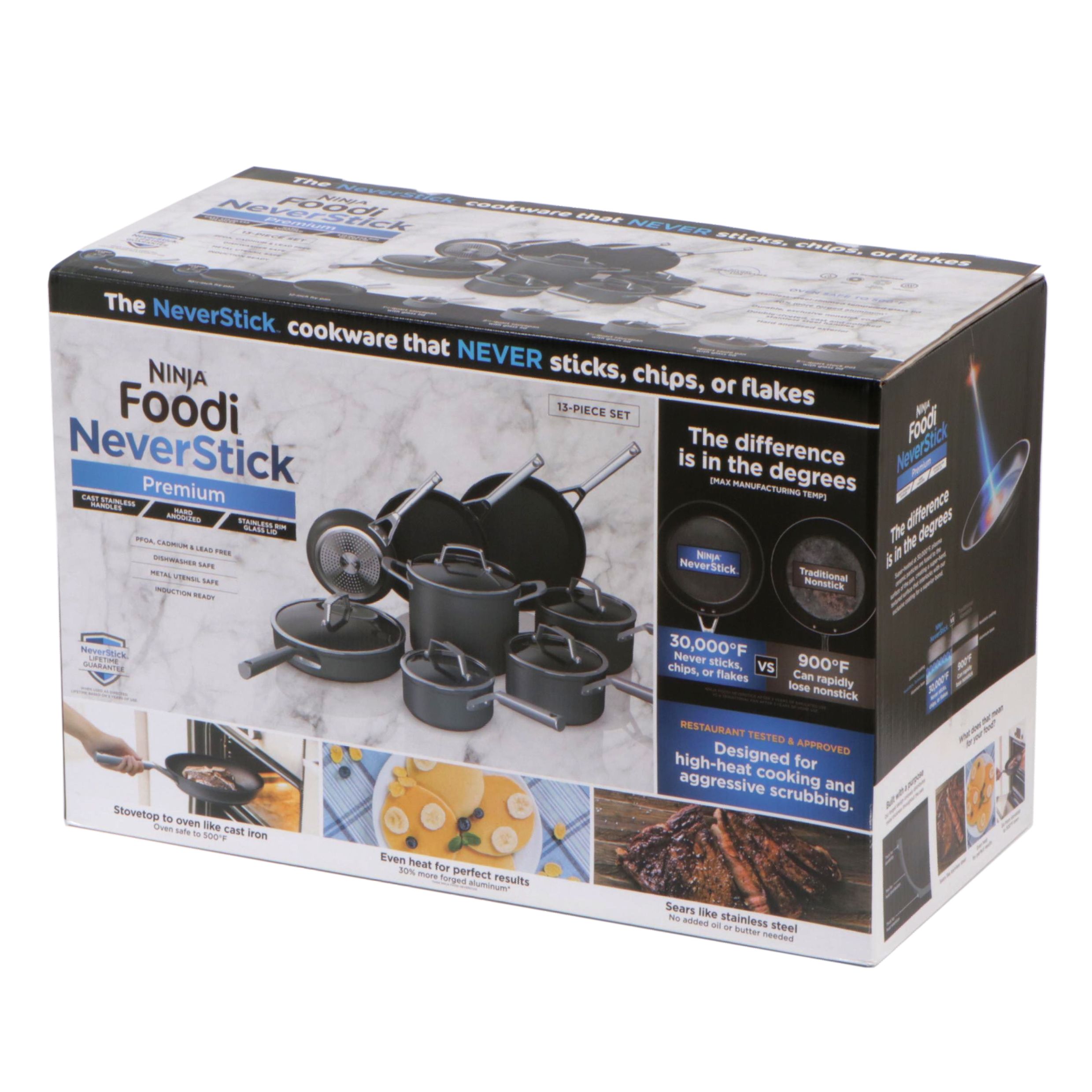 Ninja Foodi NeverStick Premium Thirteen-Piece Cookware Set