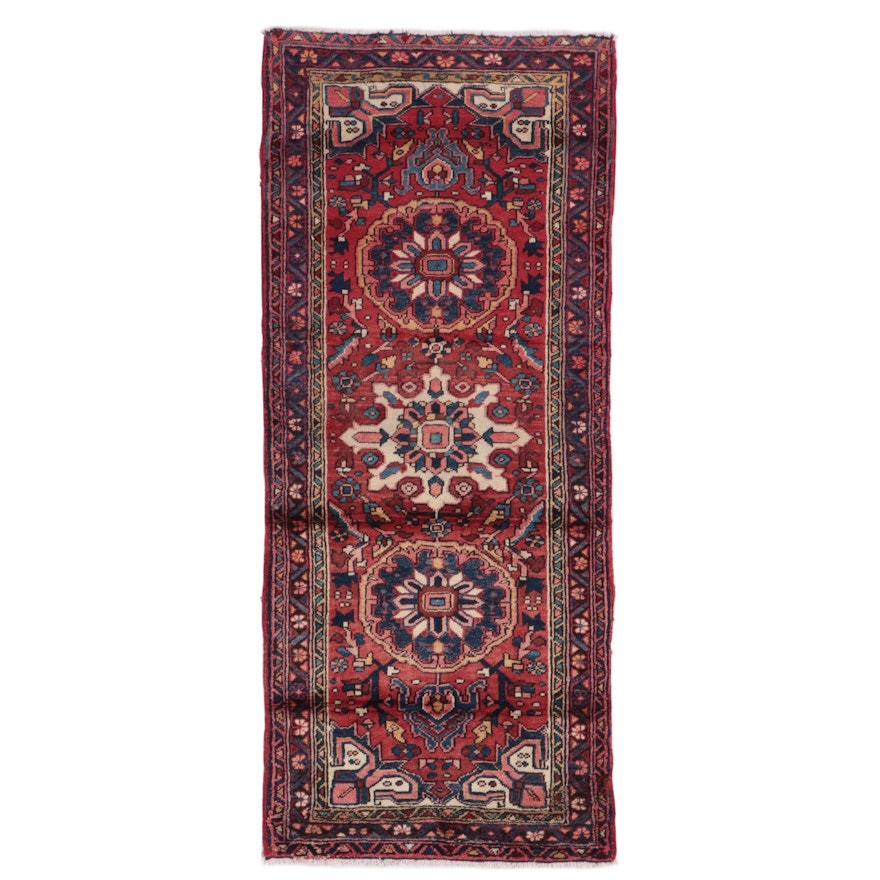 3' x 7'2 Hand-Knotted Persian Hamadan Long Rug