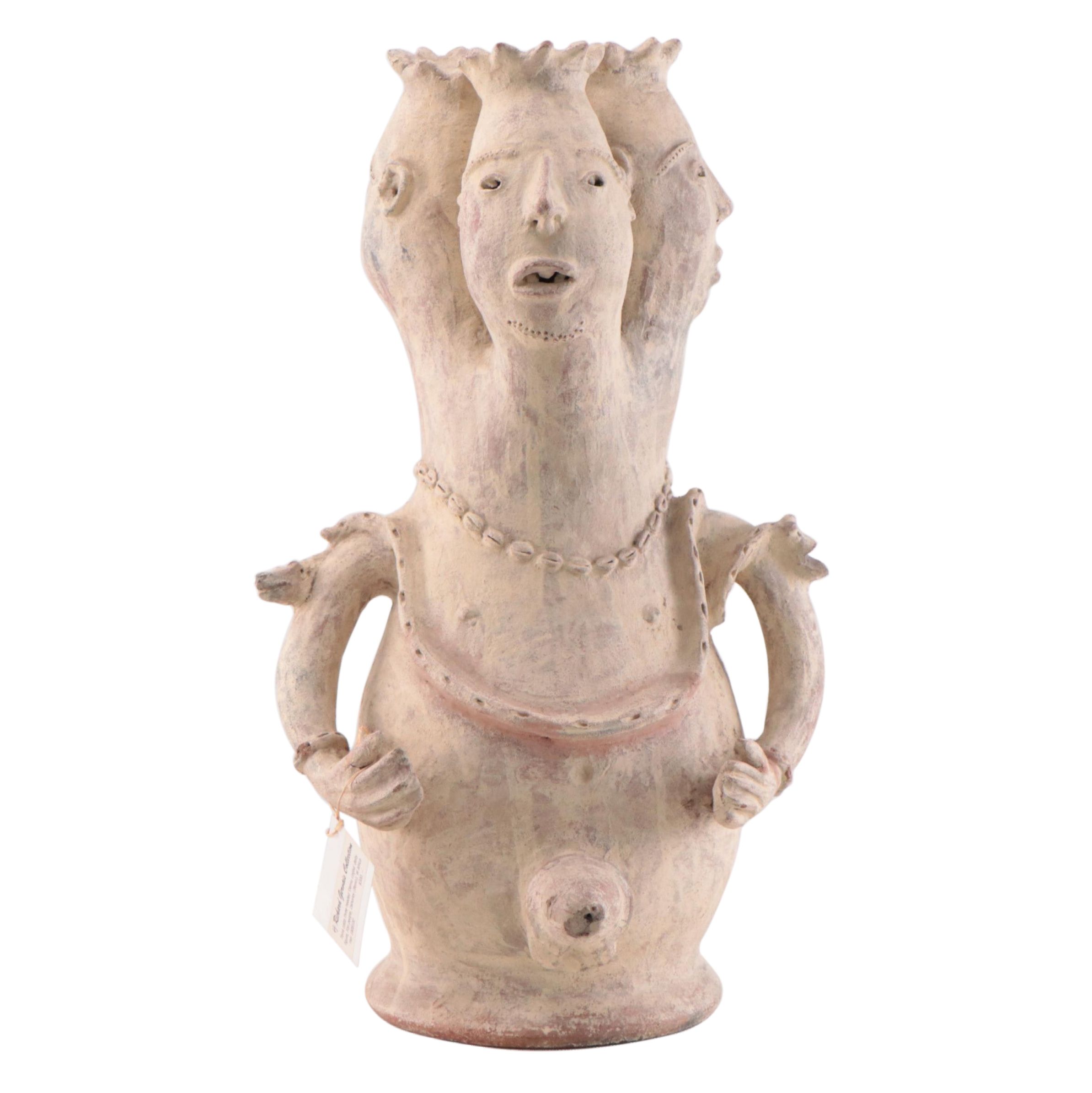 Fon Terracotta Figure of Densu Legba Deity
